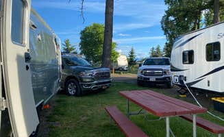 kristin S.'s photo of rv camping at Bozeman Hot Springs Campground & RV near Pony, MT