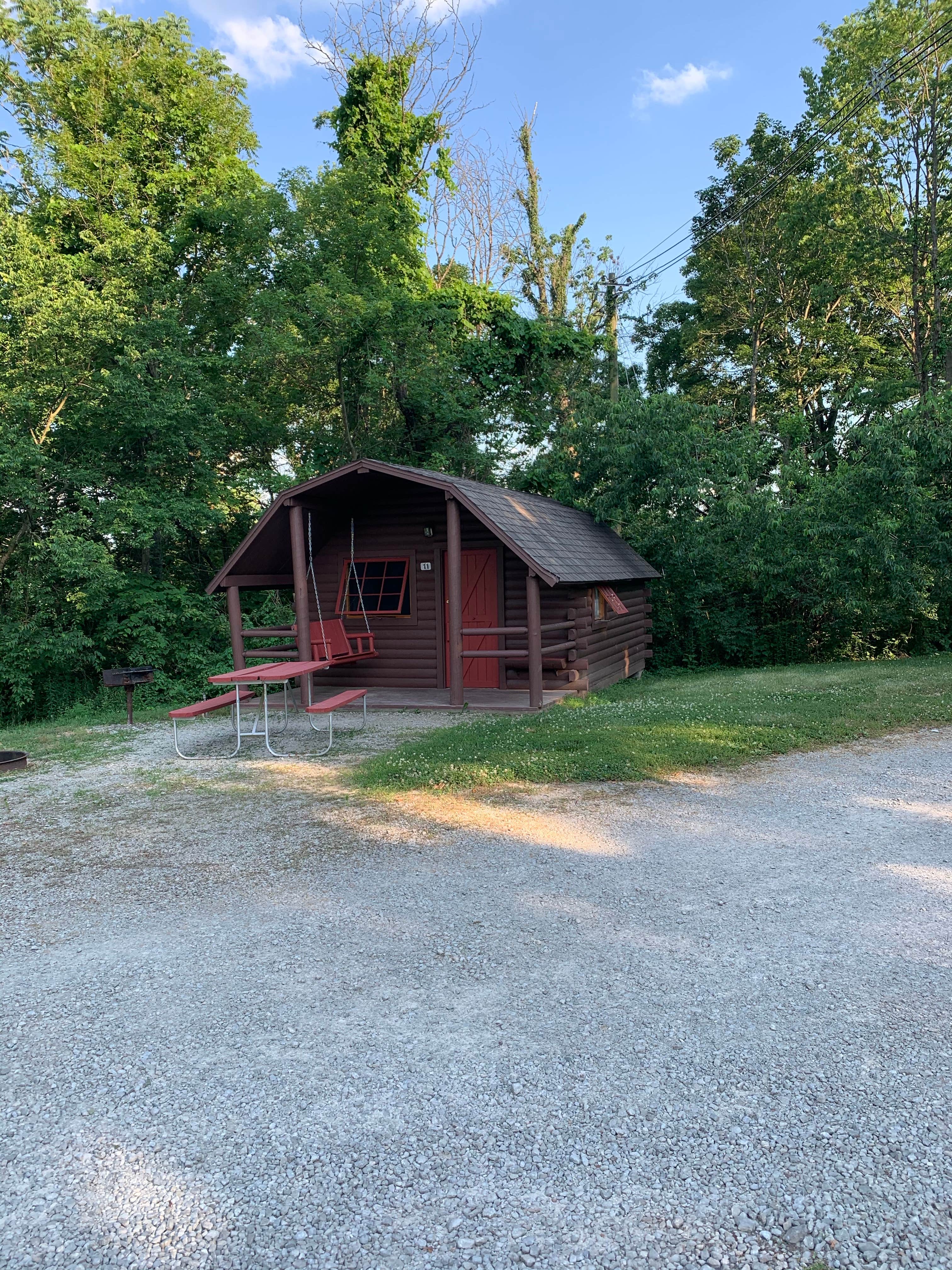 Brad S.'s photo of glamping accommodations at Louisville South KOA near Union Star, KY