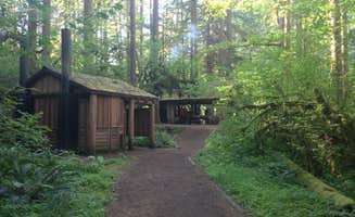 Charyl B.'s photo of a cabin at Longbow Organization Group Camp near Foster, OR