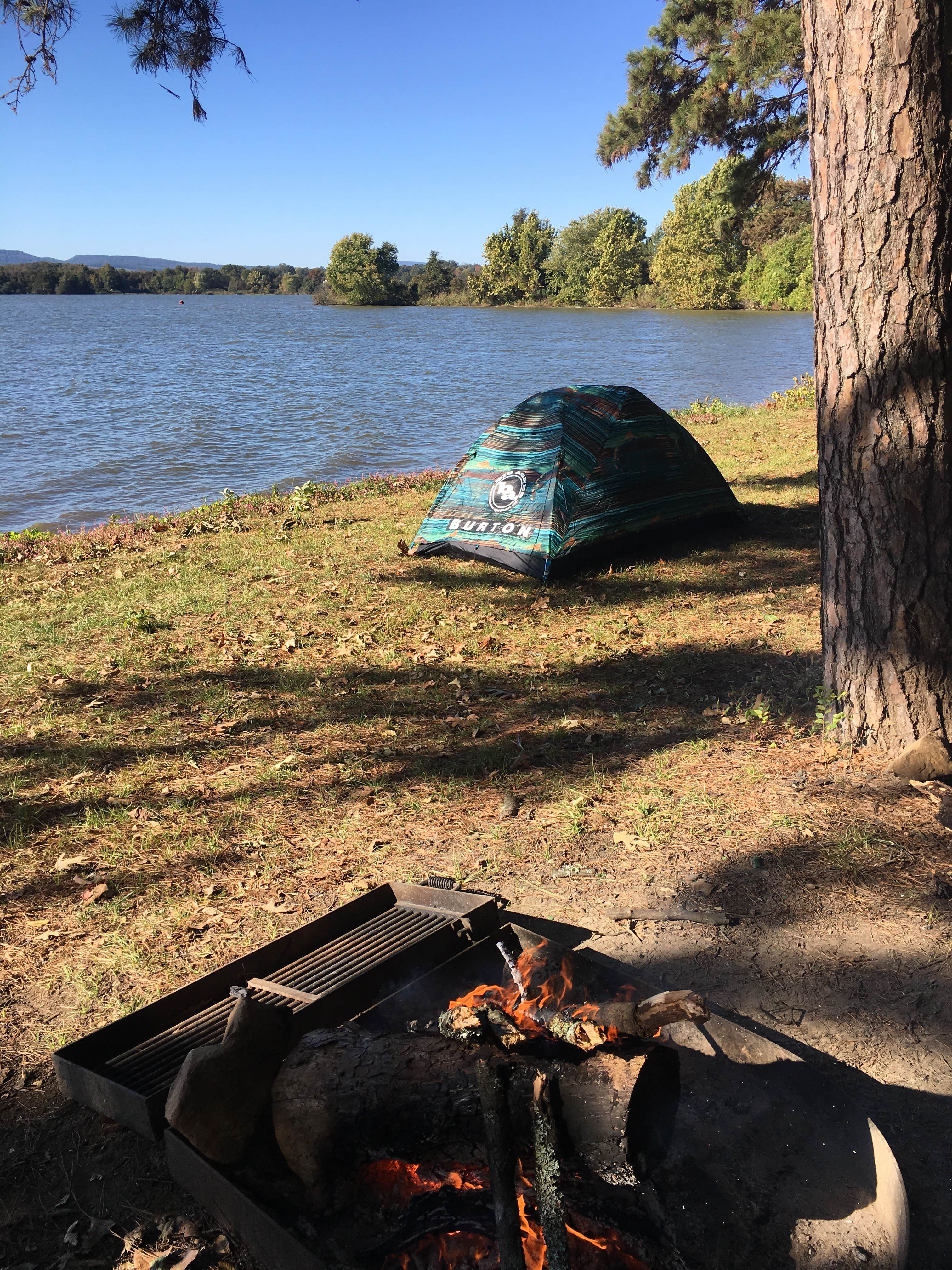 Olivia M.'s photo of tent camping at Delaware Park near Conway, AR