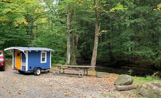 Brannon M.'s photo of glamping accommodations at Minister Creek Campground near Clarion, PA