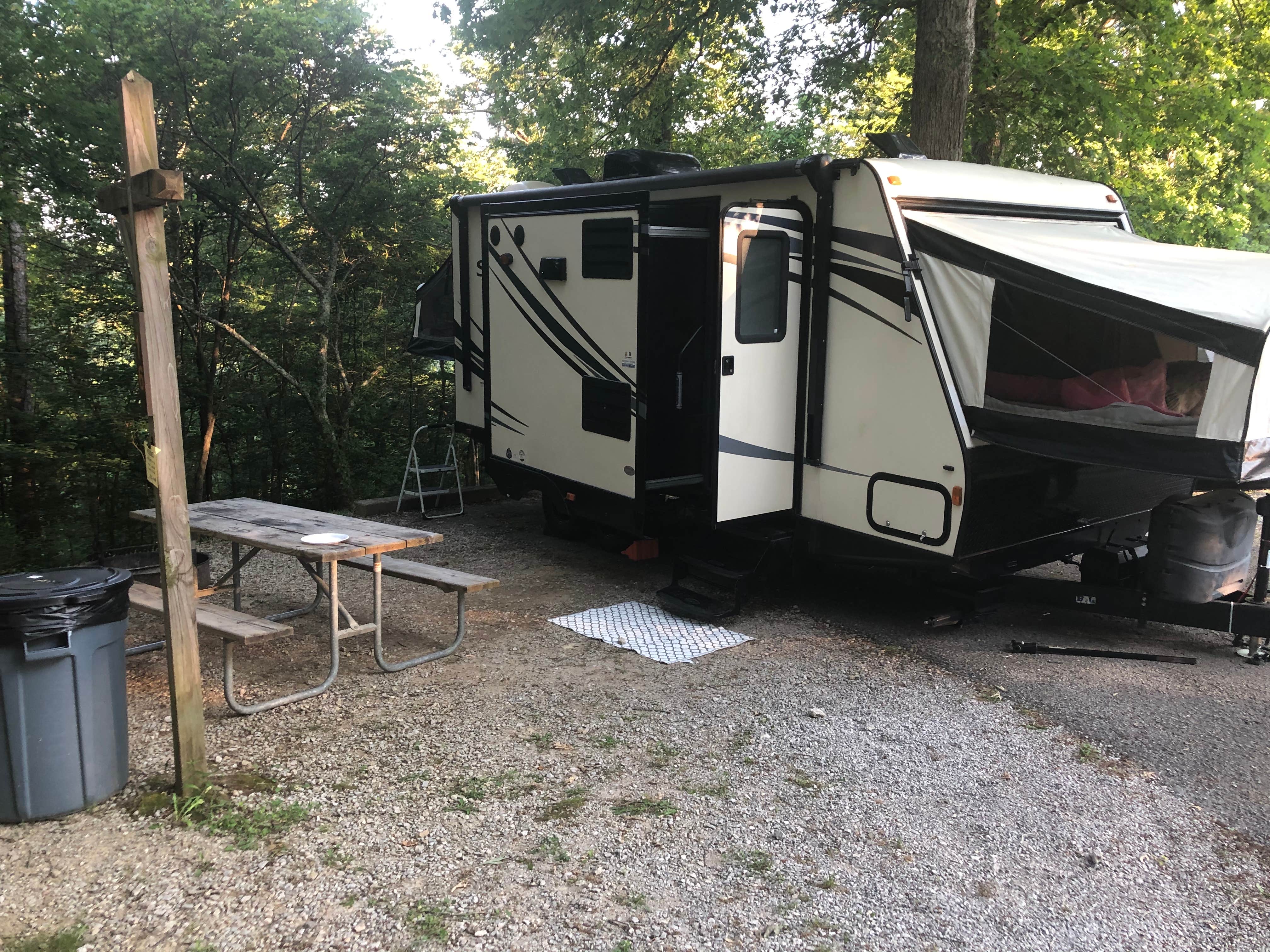 Camper-submitted photo at Ridgeline Campground — Cumberland Falls State Resort Park near Stearns, KY
