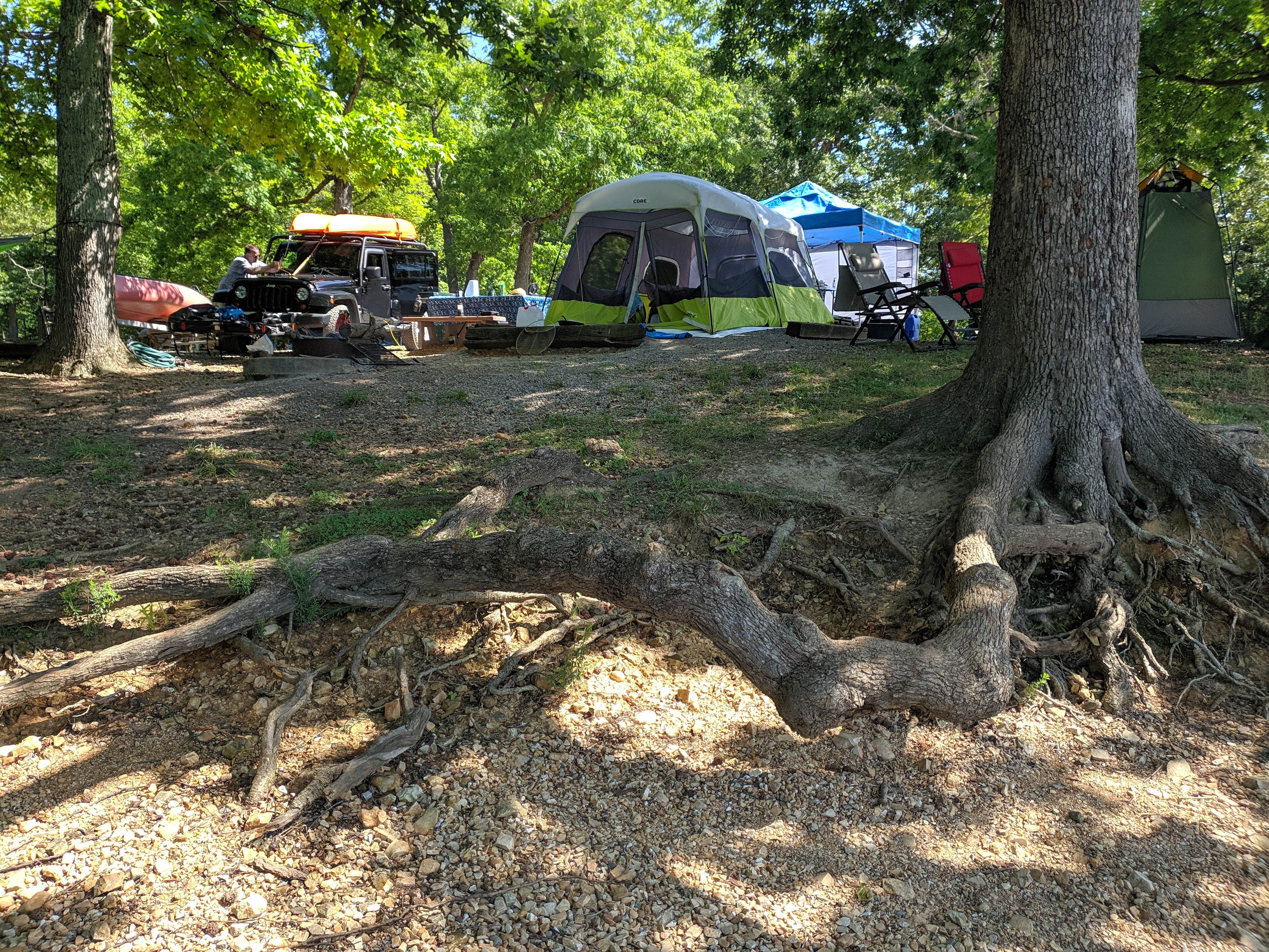Michael W.'s photo of tent camping at Smith Bay Campground near Herod, IL