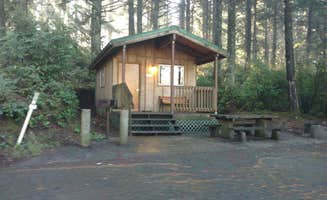 Natalie B.'s photo of a cabin at Bastendorff Beach Park near Reedsport, OR