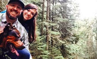 Jenna W.'s photo of camping with pets at Lena Lake Campground near Olympic National Forest