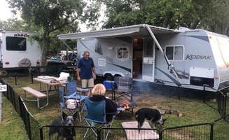 Zach H.'s photo of camping with pets at The Depot Travel Park near Ellendale, DE