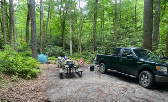 Camping near Sarah's Creek Campground: Glen Falls Backcountry Campground, Highlands, North Carolina
