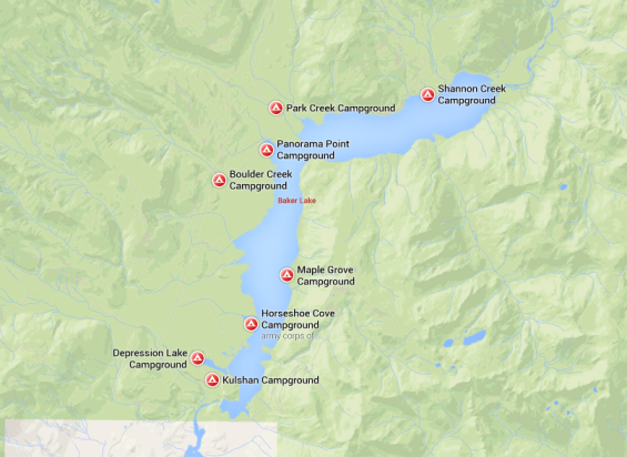 Camper submitted image from Baker Lake Horse Camp - 2
