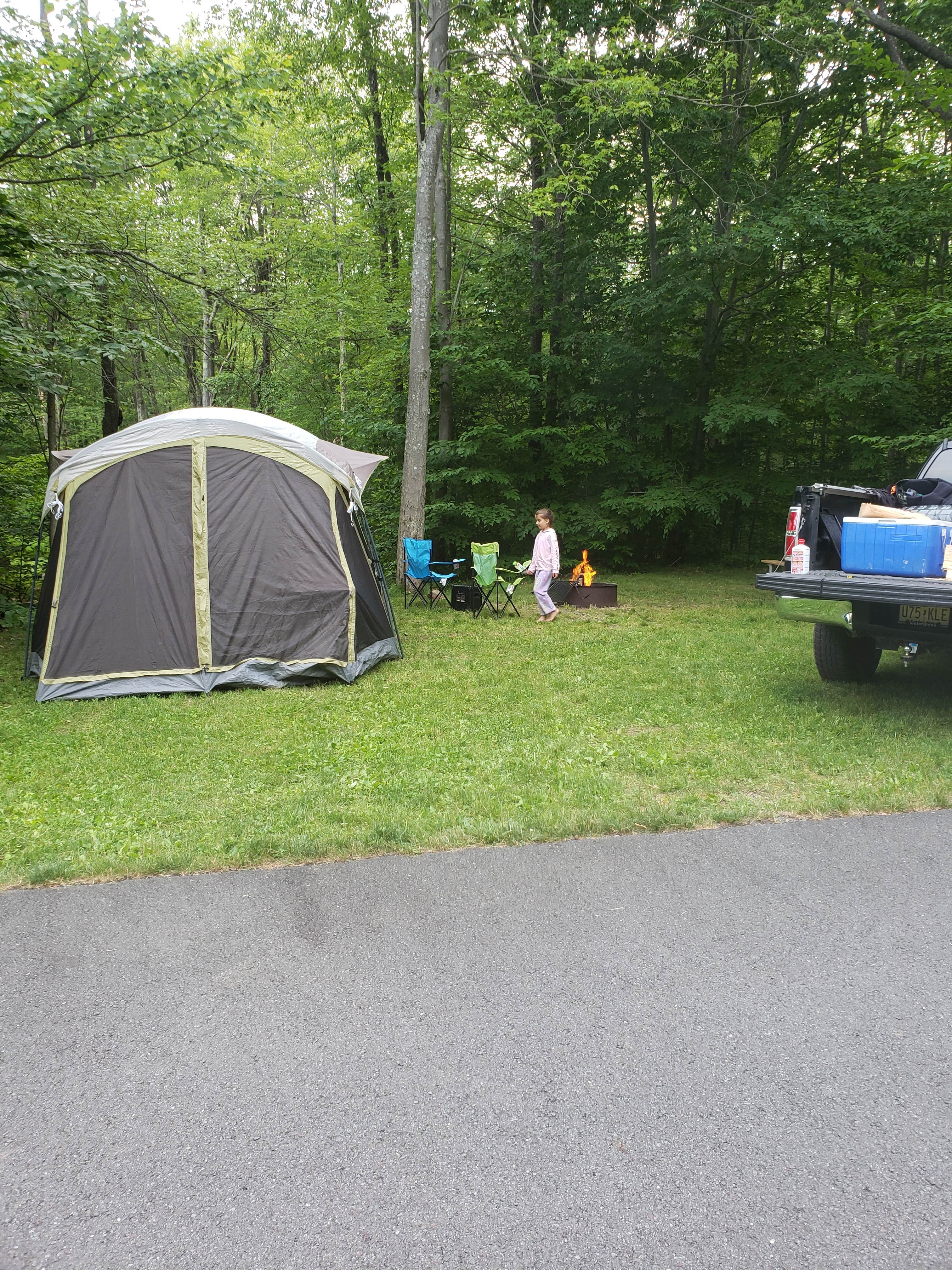 Camper-submitted photo at Tobyhanna State Park Campground near Hawley, PA