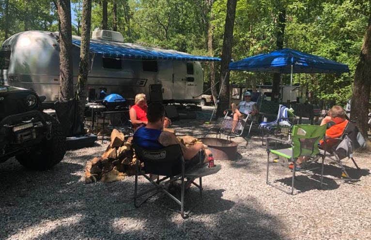 Tom M.'s photo of tent camping at Harrison Bay State Park Campground near Spencer, TN