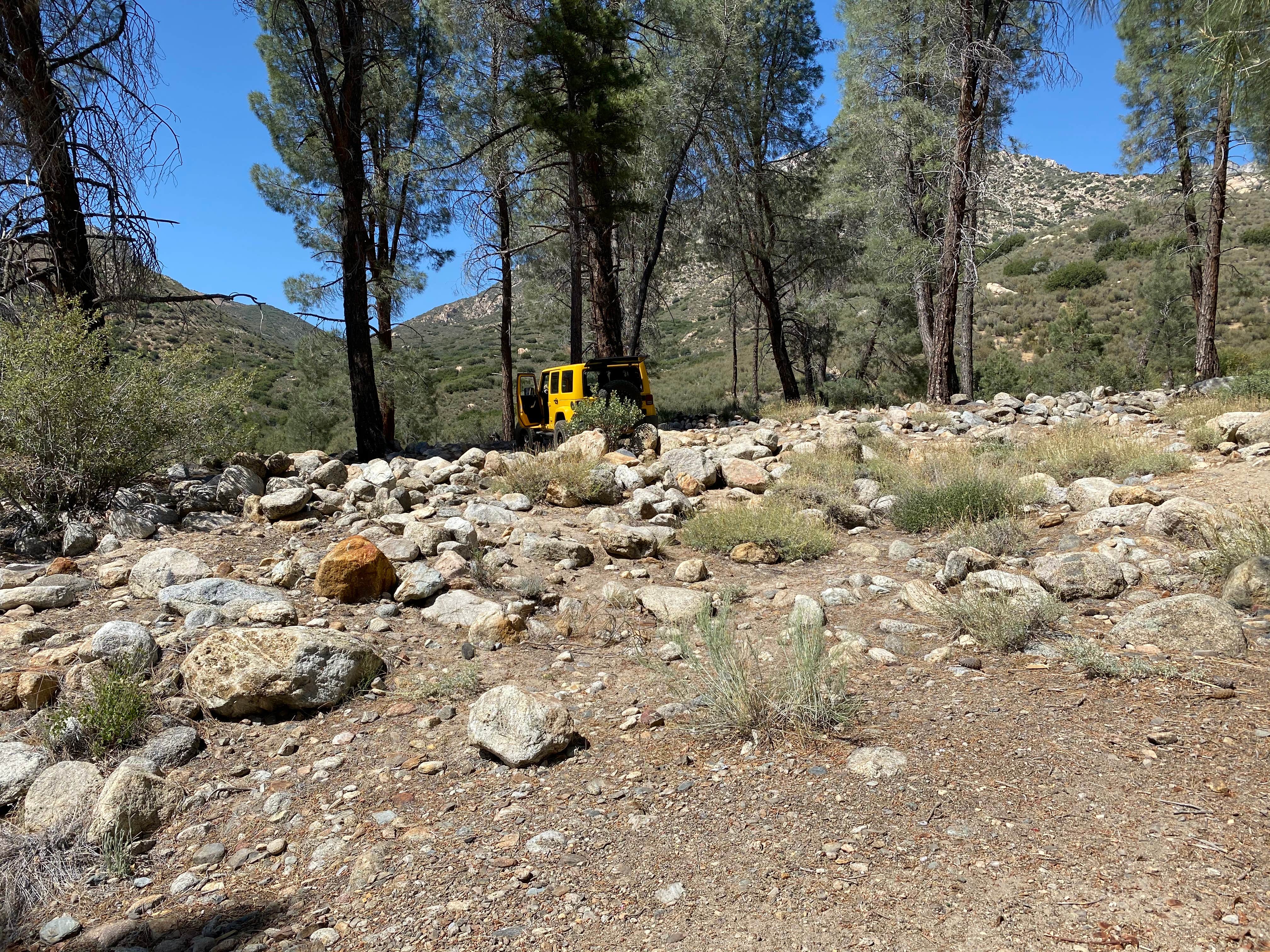 Camping near Brush Creek Recreation Site: Lions rock dispersed, Johnsondale, California