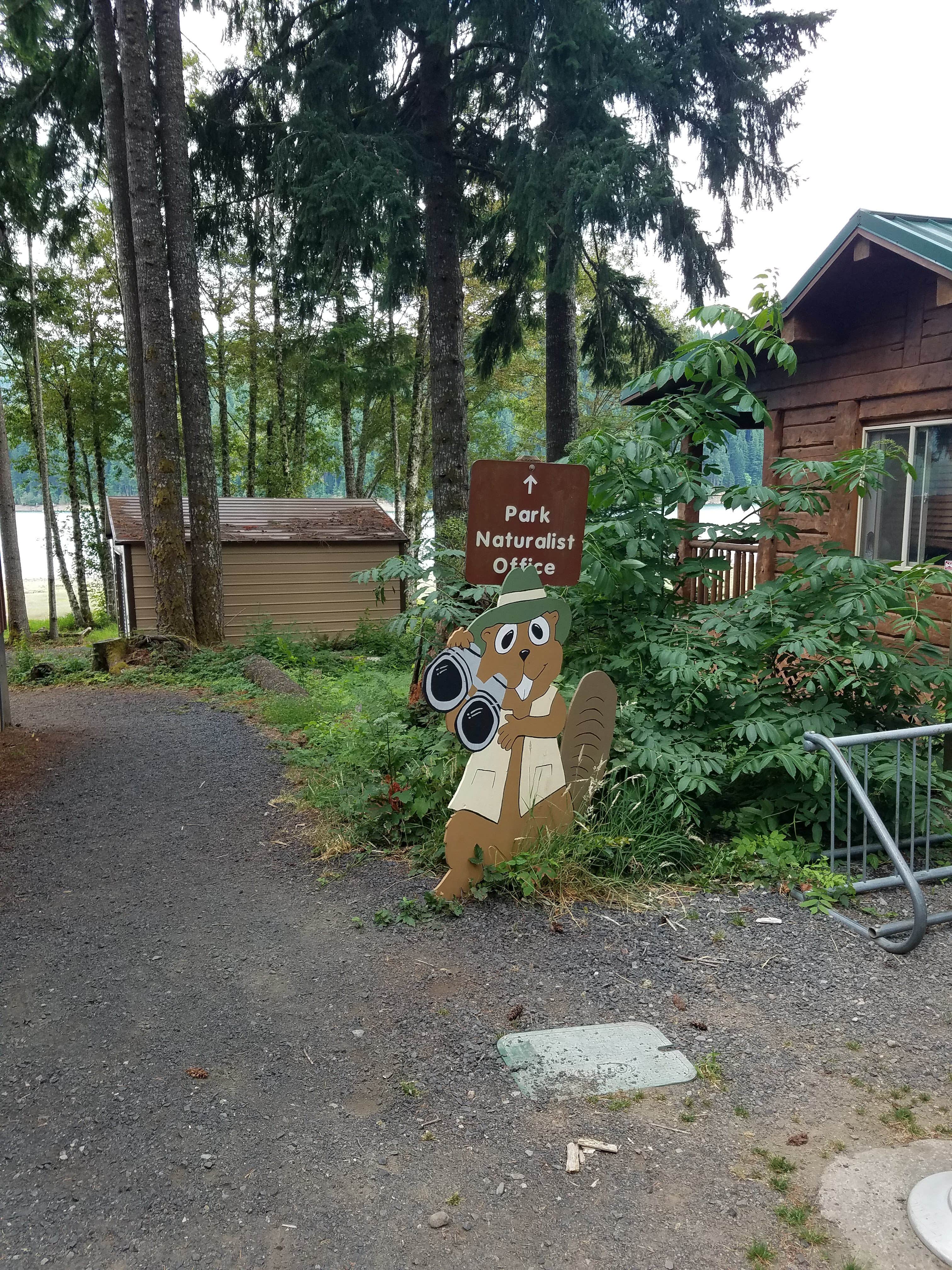 Raphaela H.'s photo of a cabin at Detroit Lake State Recreation Area Campground near Sweet Home, OR
