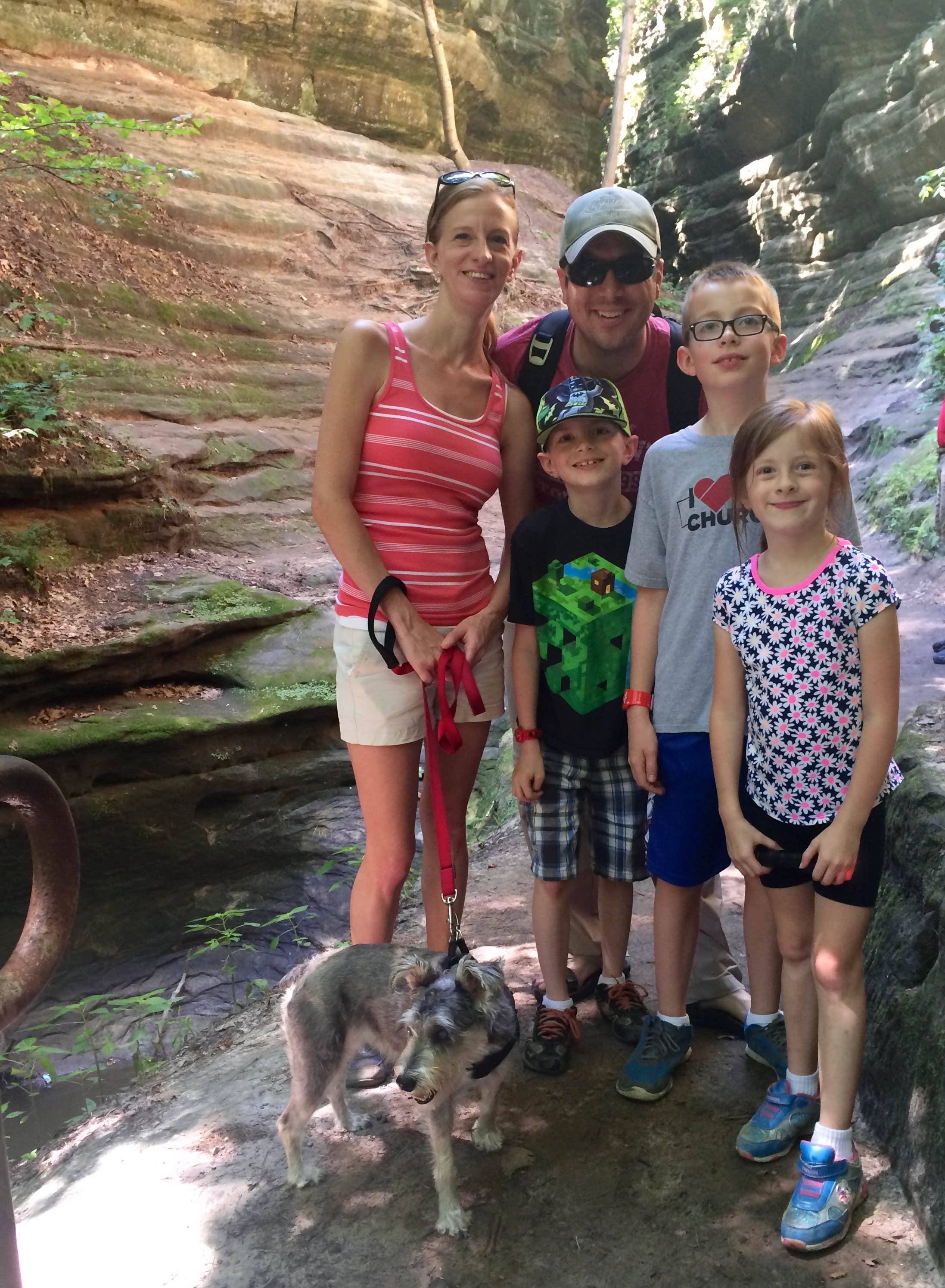 Brannon M.'s photo of camping with pets at Starved Rock Campground — Starved Rock State Park near Montgomery, IL