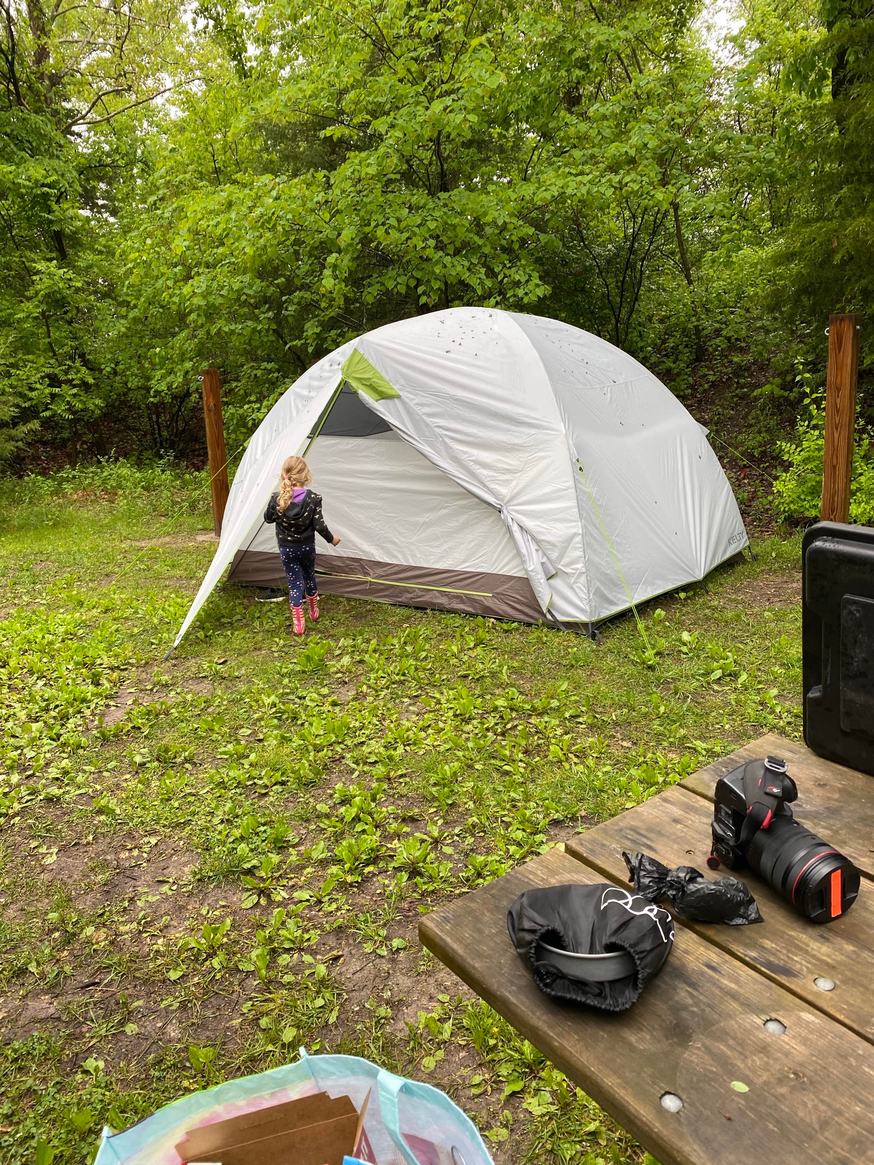 Tony M.'s photo of tent camping at Klondike Park near Hazelwood, MO