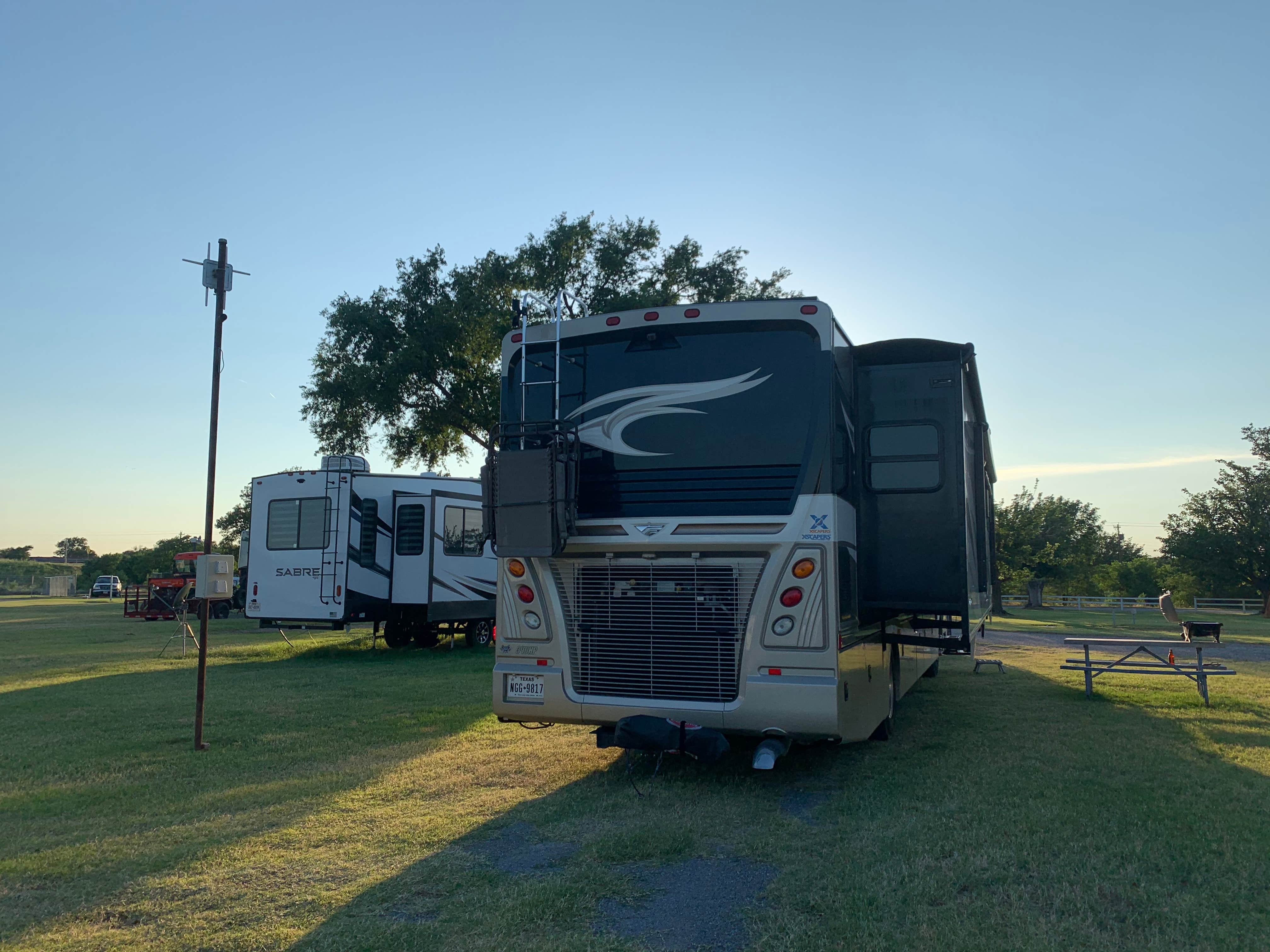 Rachel H.'s photo of rv camping at Rocking A RV Park near Burkburnett, TX