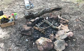 Lucille W.'s photo of a dispersed camping area at Three Creeks Conservation Area near New Bloomfield, MO