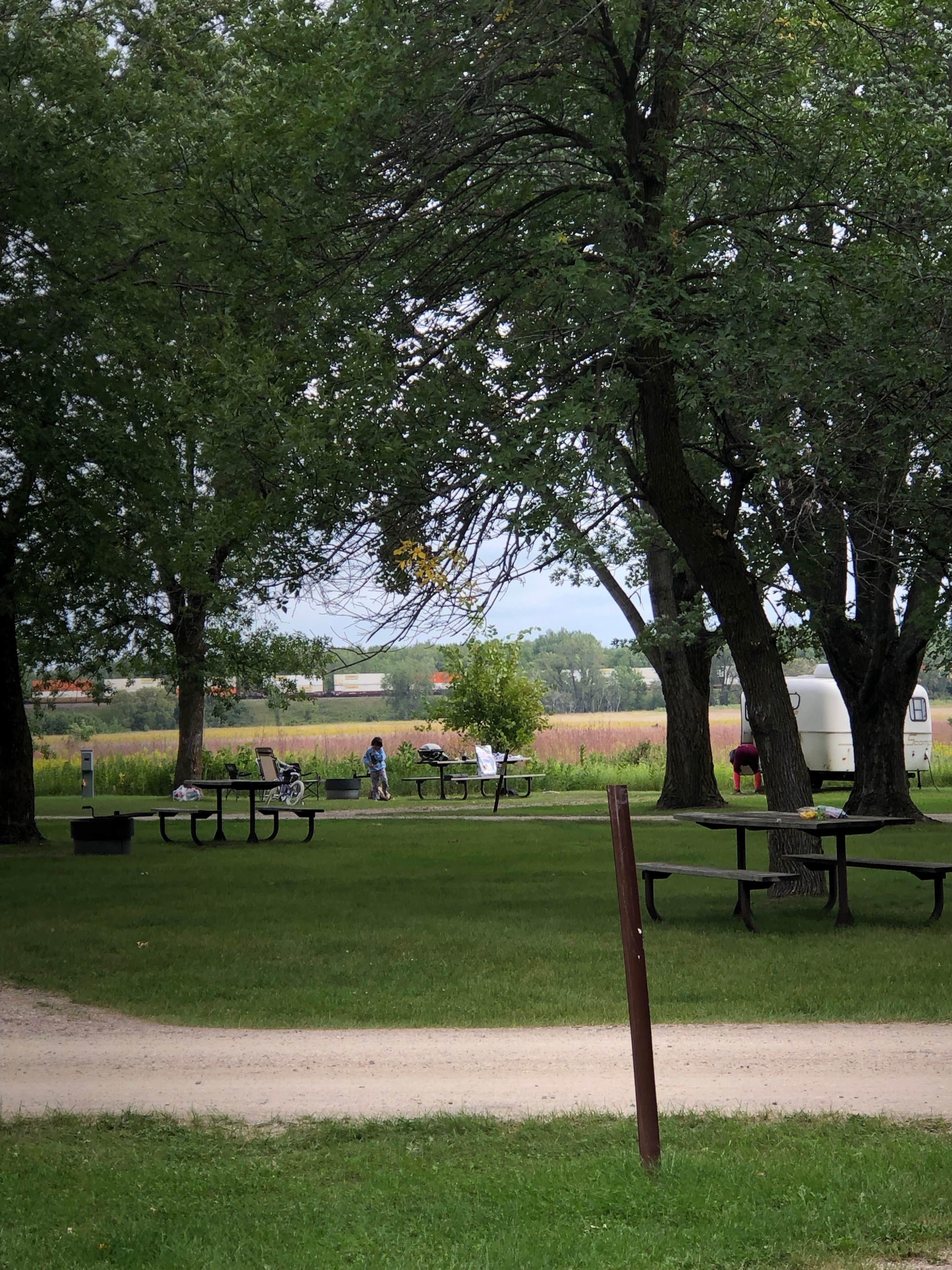 Camper-submitted photo at Buffalo River State Park Campground near West Fargo, ND