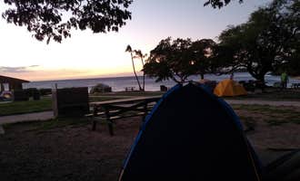 Camping near The Hippocampus of Pueo Ridge: Spencer Beach Park, Pu'u O Umi Natural Area Reserve, Hawaii