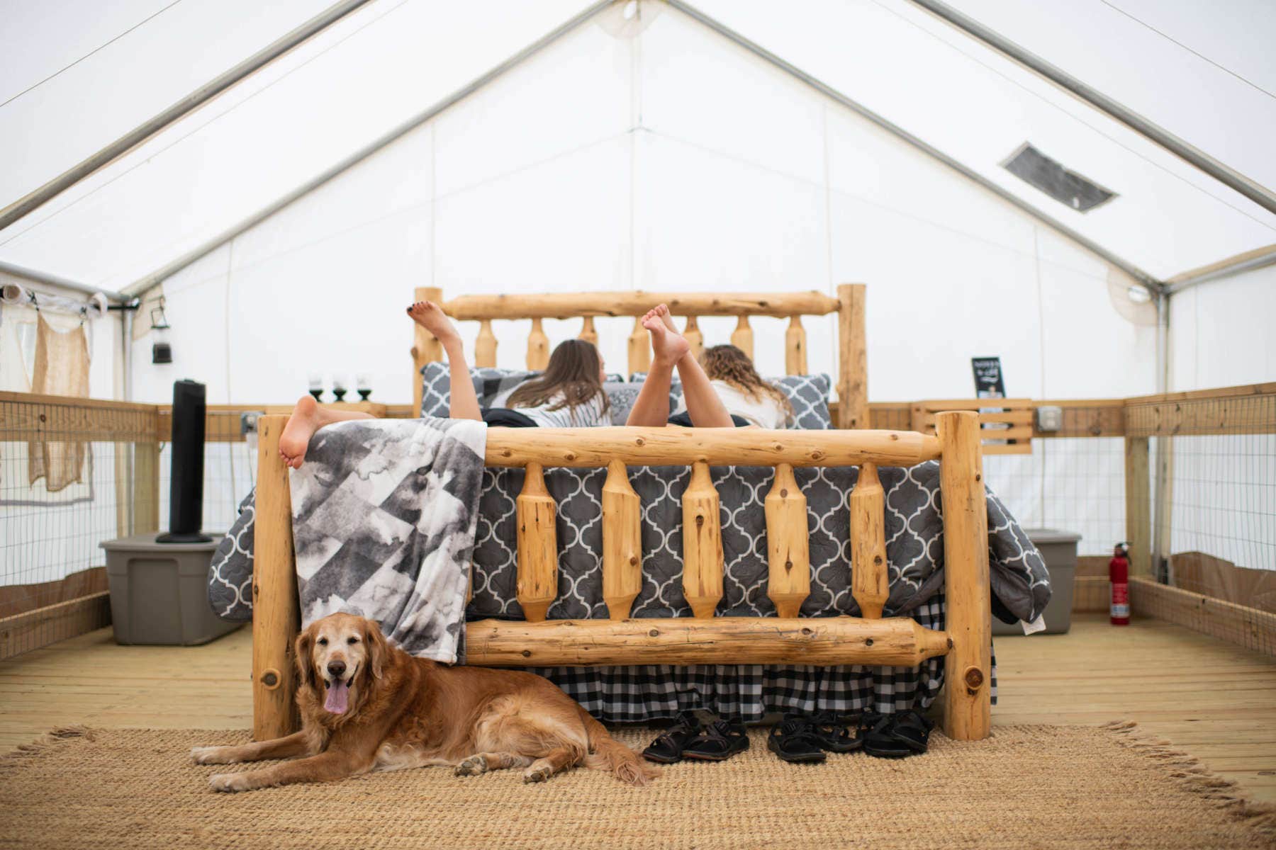 Camper-submitted photo at Rusty's Roost River Camp near Unicoi, TN