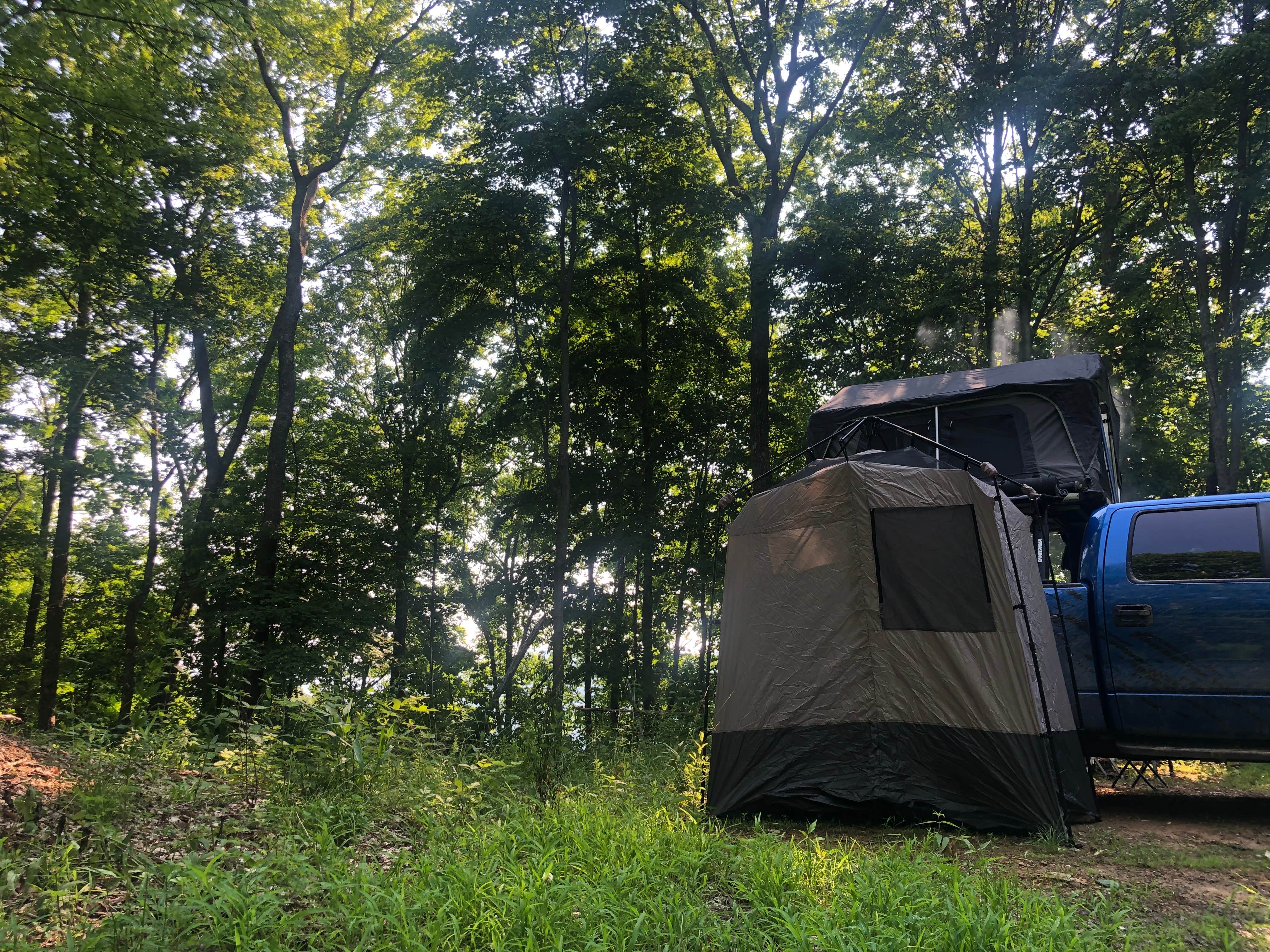 Lori H.'s photo of tent camping at North Cumberland WMA- Royal Blue Unit near Laurel River Lake