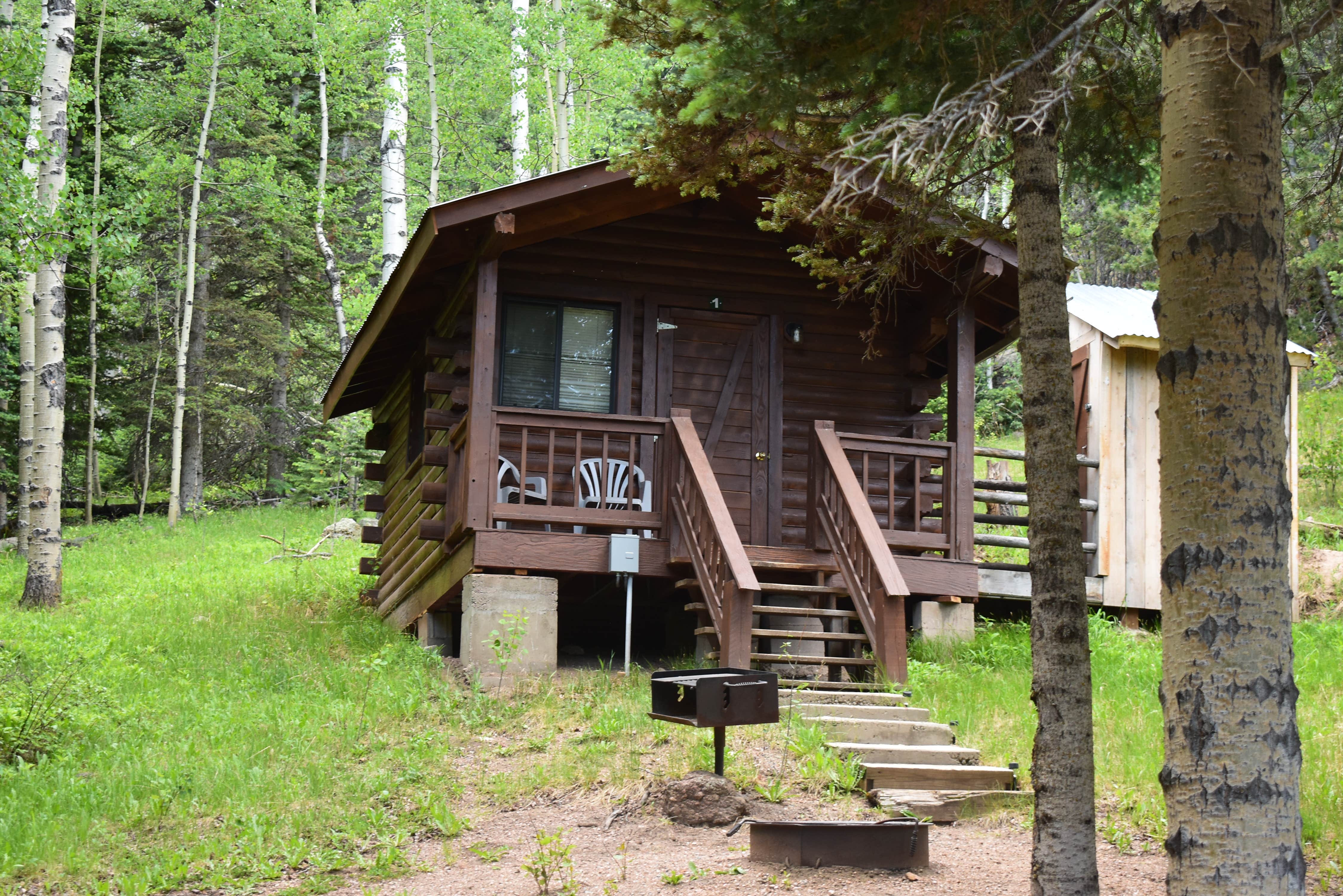 David Y.'s photo of glamping accommodations at Aspen Acres Campground near Hillside, CO
