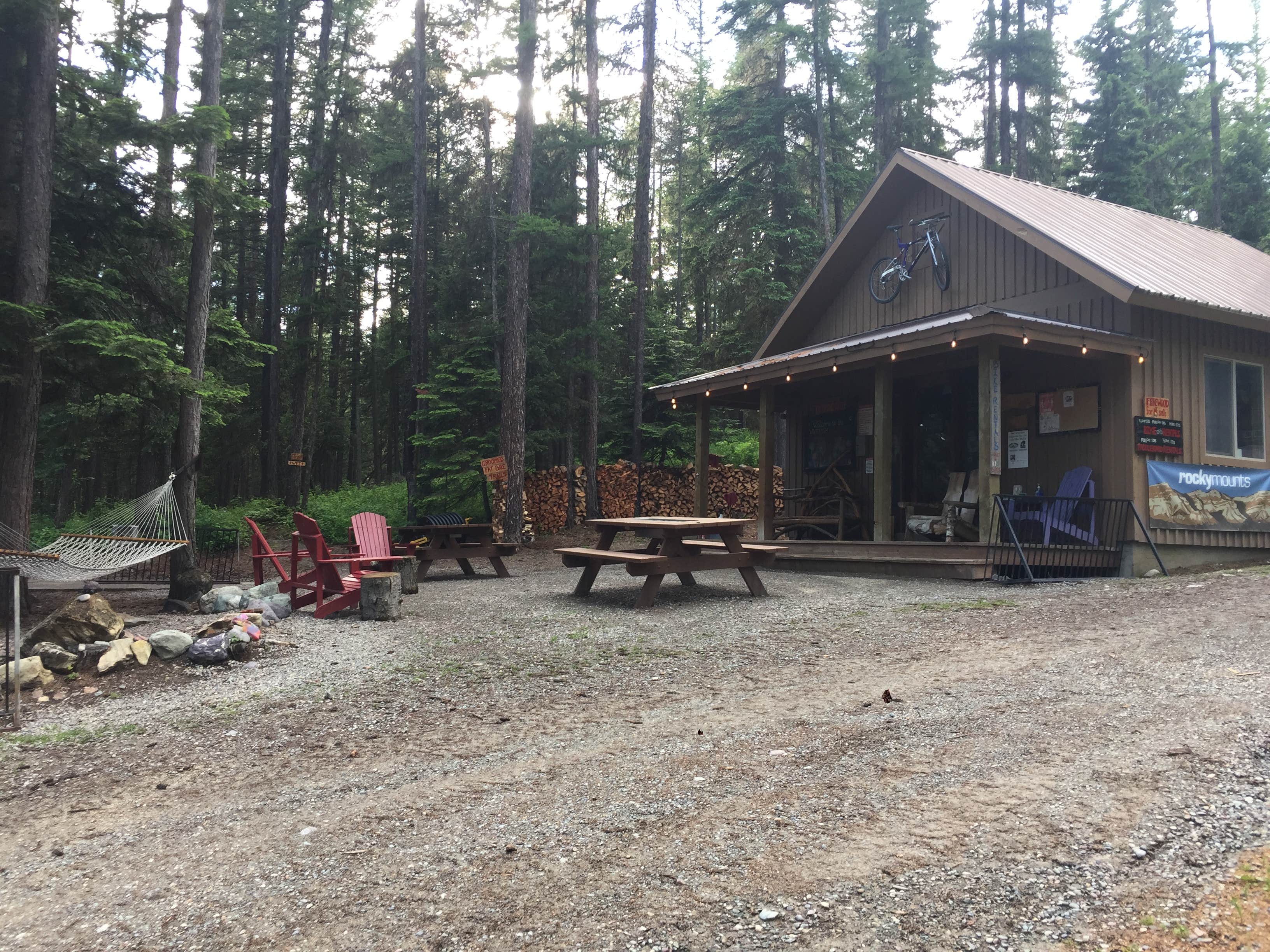 Bjorn S.'s photo of glamping accommodations at Whitefish Bike Retreat near Eureka, MT