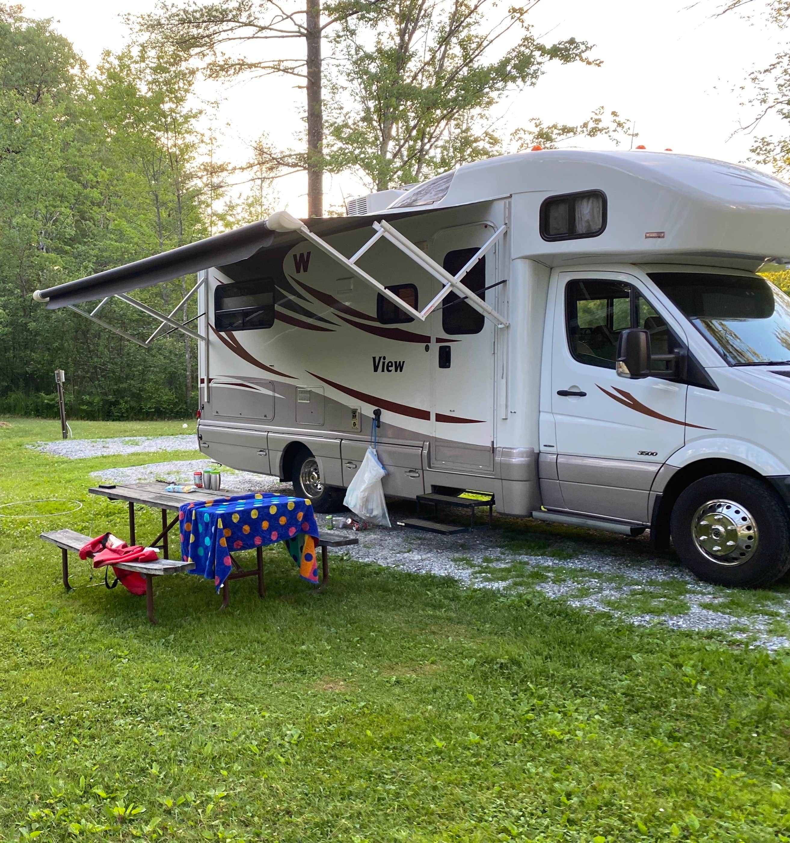 Rachelle S.'s photo of rv camping at Dorset RV Park near Keene, NH