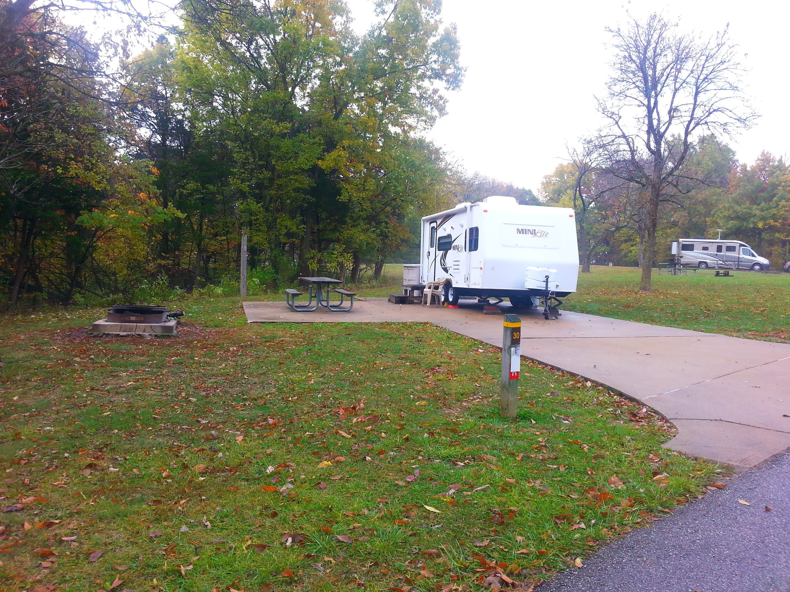 Nancy W.'s photo of rv camping at Dr. Edmund A. Babler Memorial State Park Campground near House Springs, MO