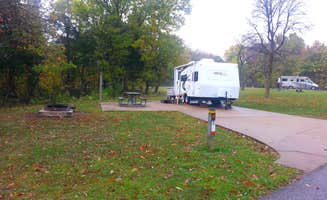 Nancy W.'s photo of rv camping at Dr. Edmund A. Babler Memorial State Park Campground near Godfrey, IL