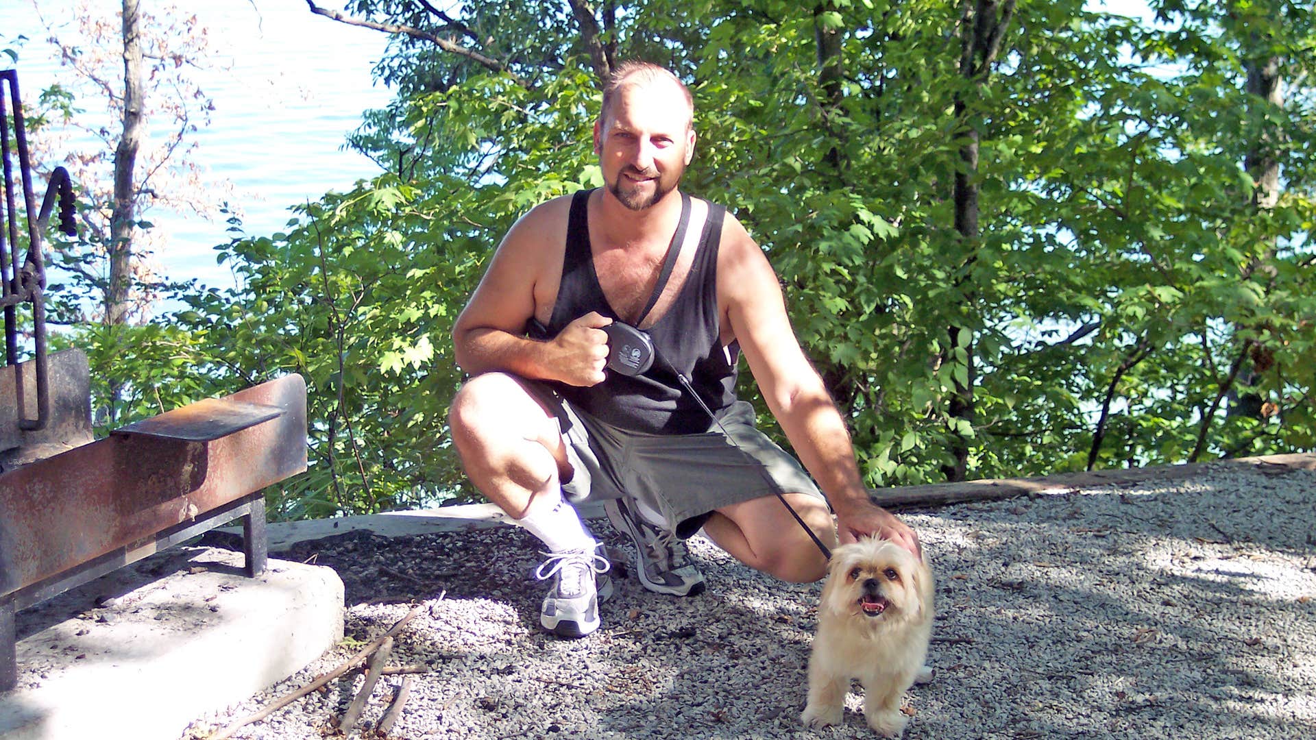 Michael M.'s photo of camping with pets at Pere Marquette State Park Campground near Glen Carbon, IL