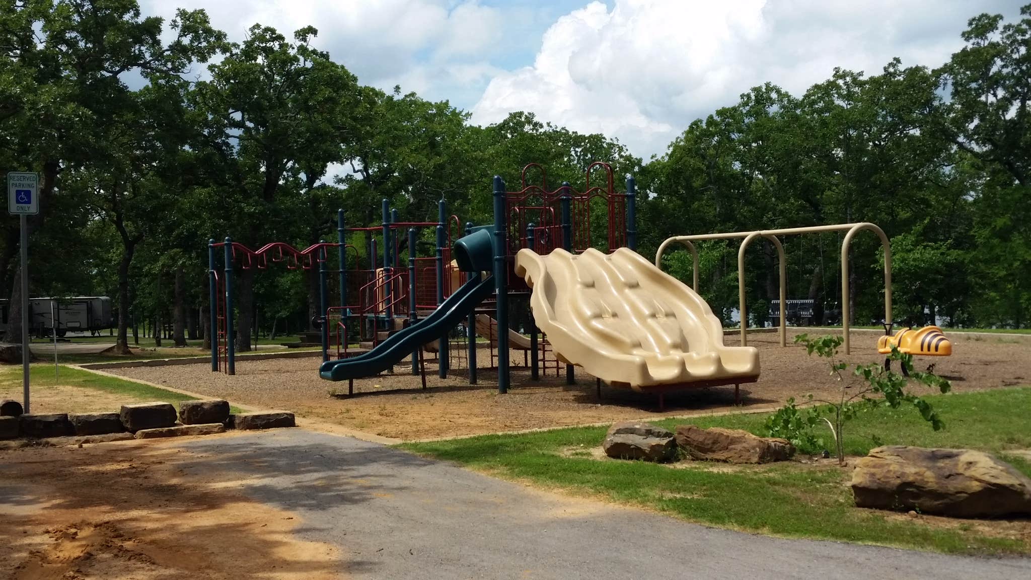 Camper submitted image from Red Oak Area - Okmulgee/Dripping Springs State Park - 5