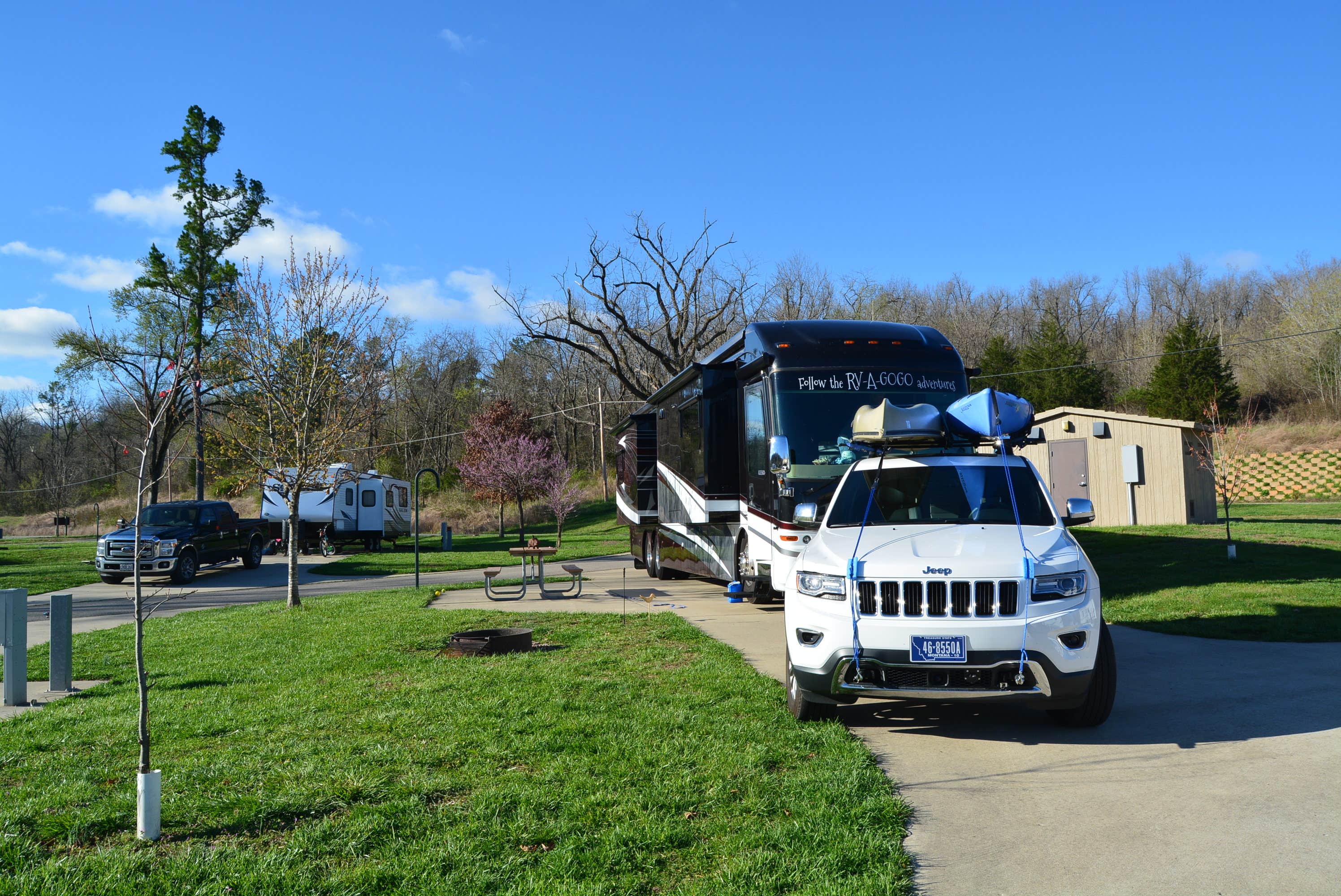Nancy W.'s photo of rv camping at Bennett Spring State Park Campground near Mansfield, MO