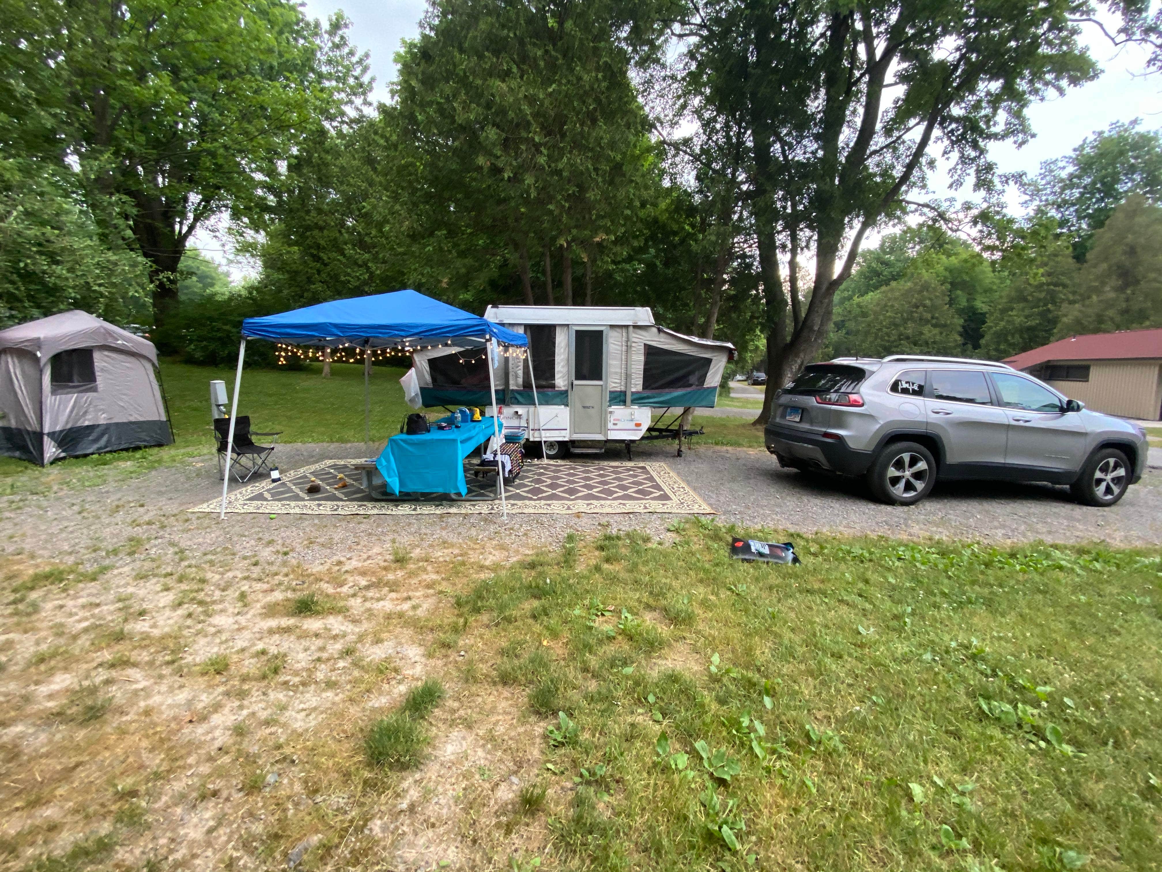 Kelly J.'s photo of rv camping at Green Lakes State Park Campground near Clinton, NY