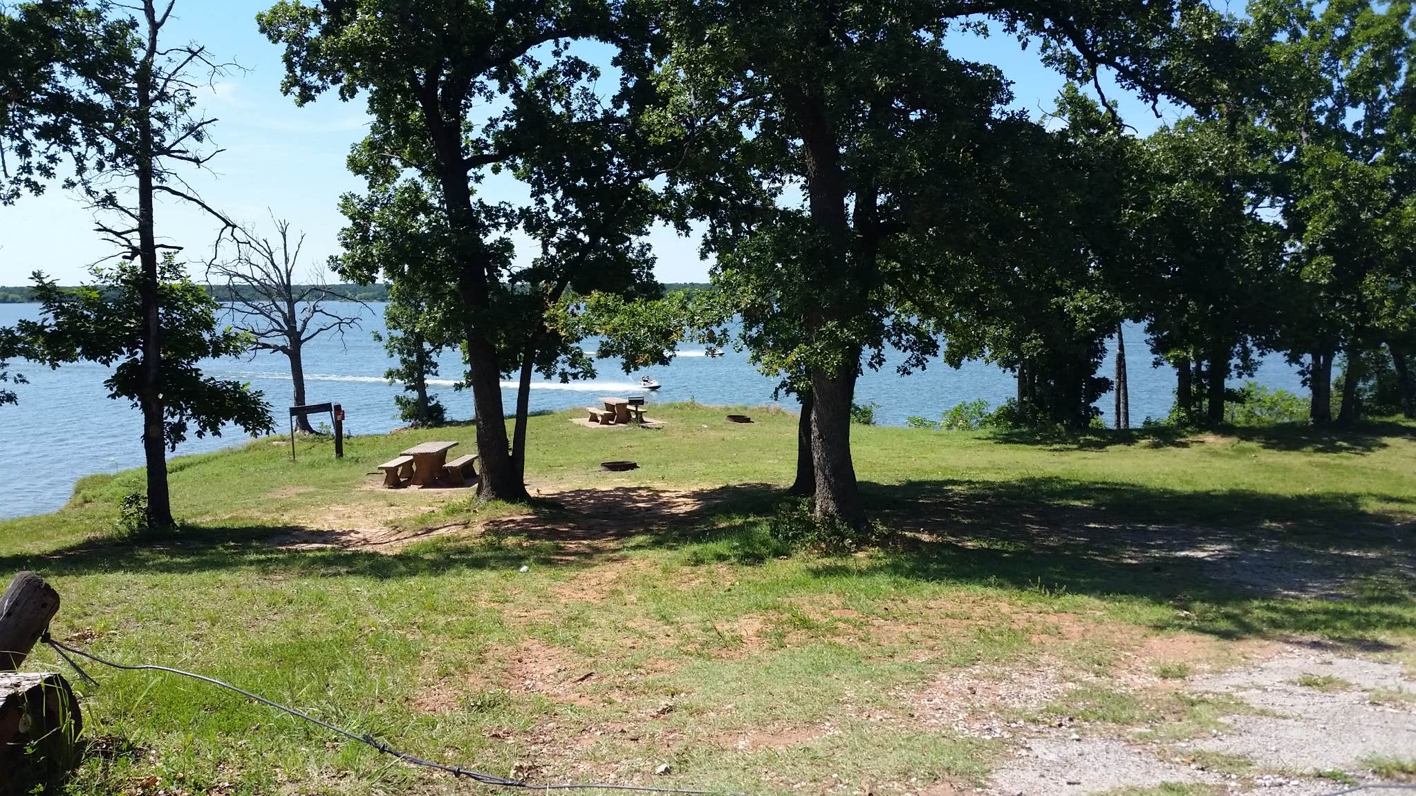 Camper-submitted photo at Clear Bay Point — Lake Thunderbird State Park near Purcell, OK