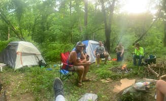 Wayne H.'s photo of tent camping at Red River Gorge Campground near Salt Lick, KY