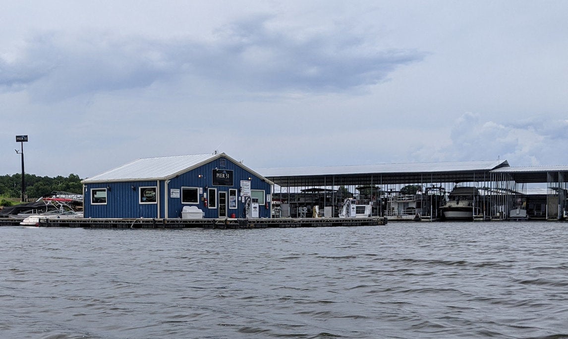 Pier 51 Marina Store rents boats and tubes and has your basic boating supplies.