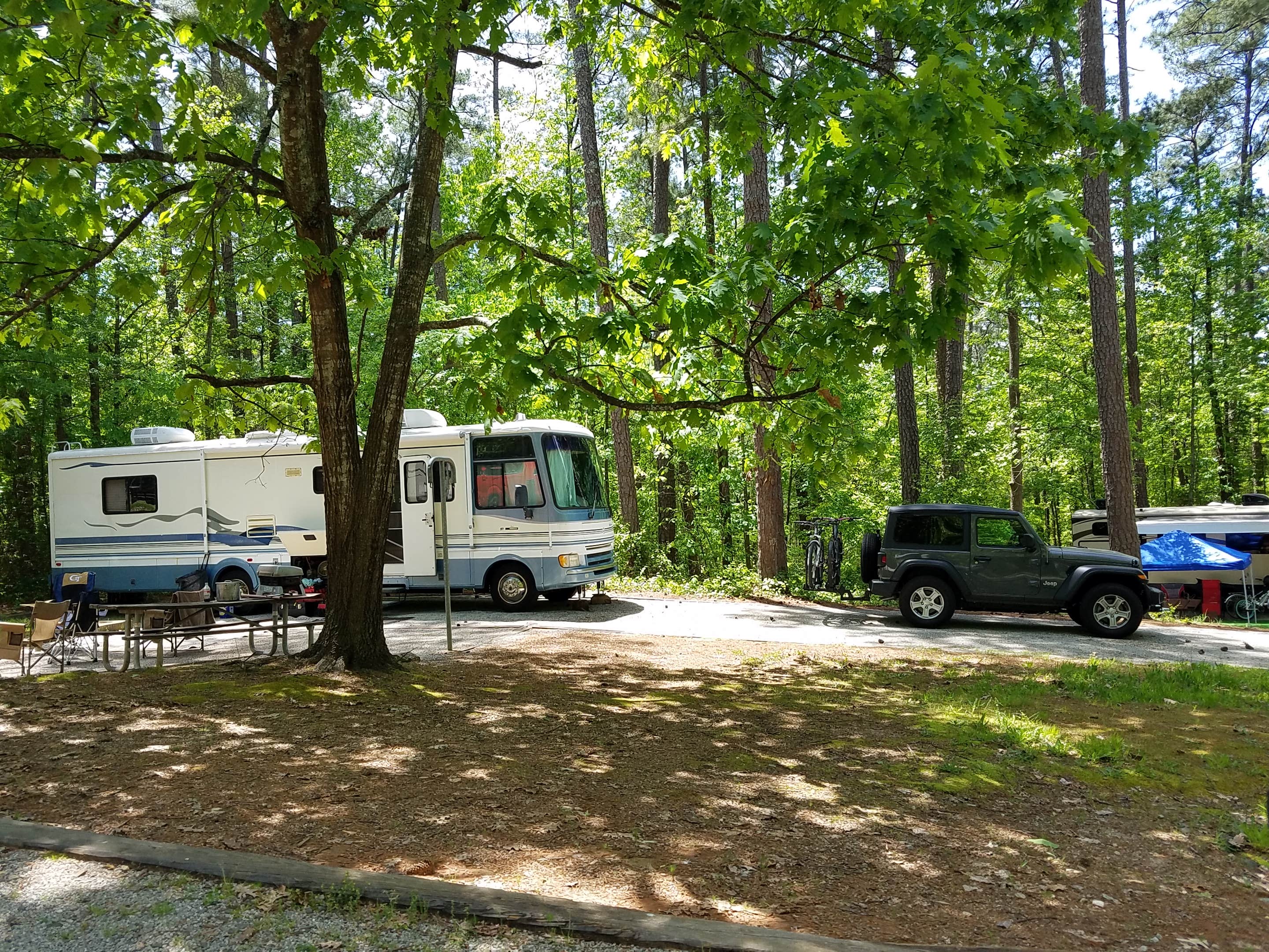 Nancy W.'s photo of rv camping at Fort Yargo State Park Campground near Athens, GA