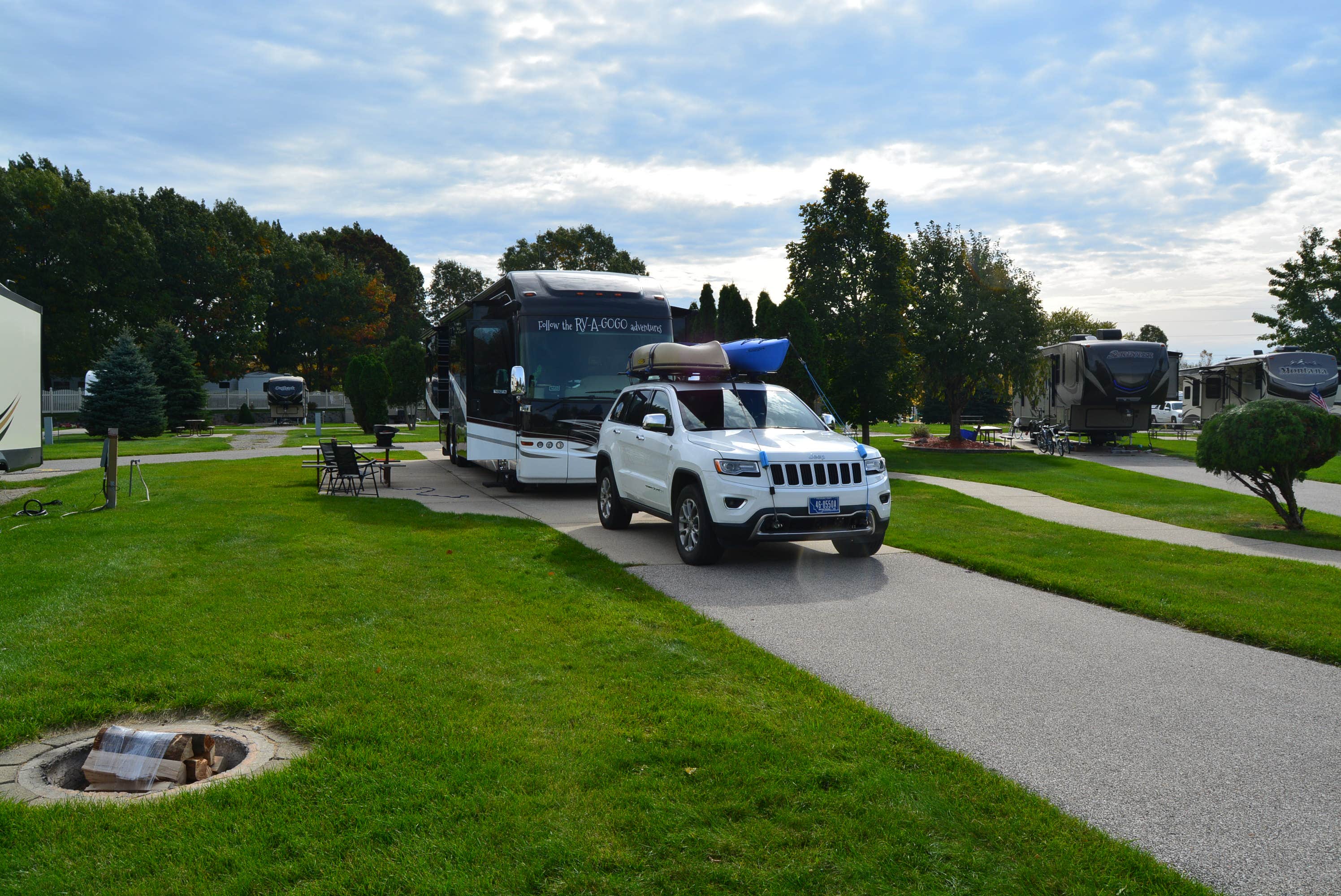 Camper-submitted photo at Poncho's Pond RV Park near Custer, MI