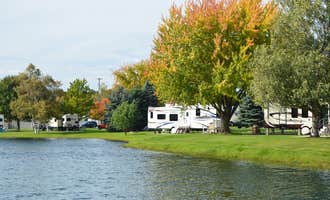 Camping near Jackpine Hike-In Campground — Ludington State Park: Poncho's Pond RV Park, Ludington, Michigan