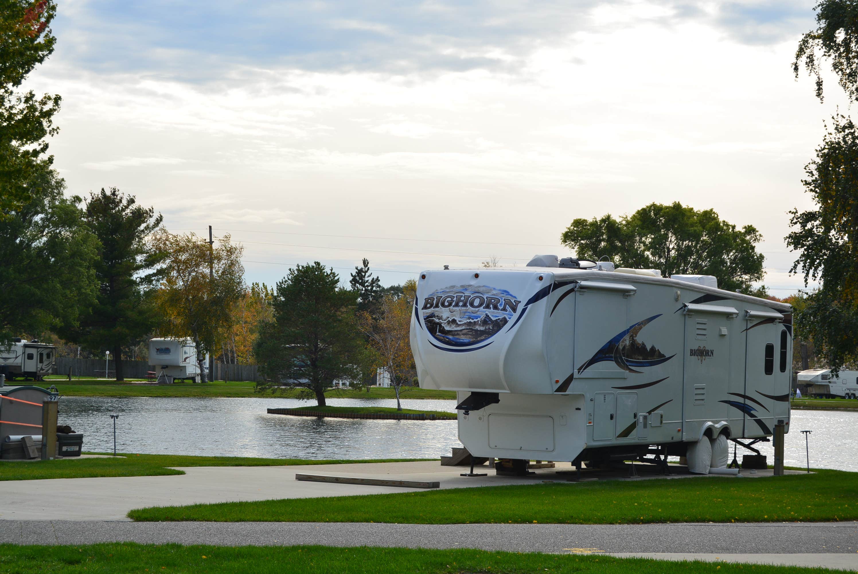 Camper-submitted photo at Poncho's Pond RV Park near Custer, MI