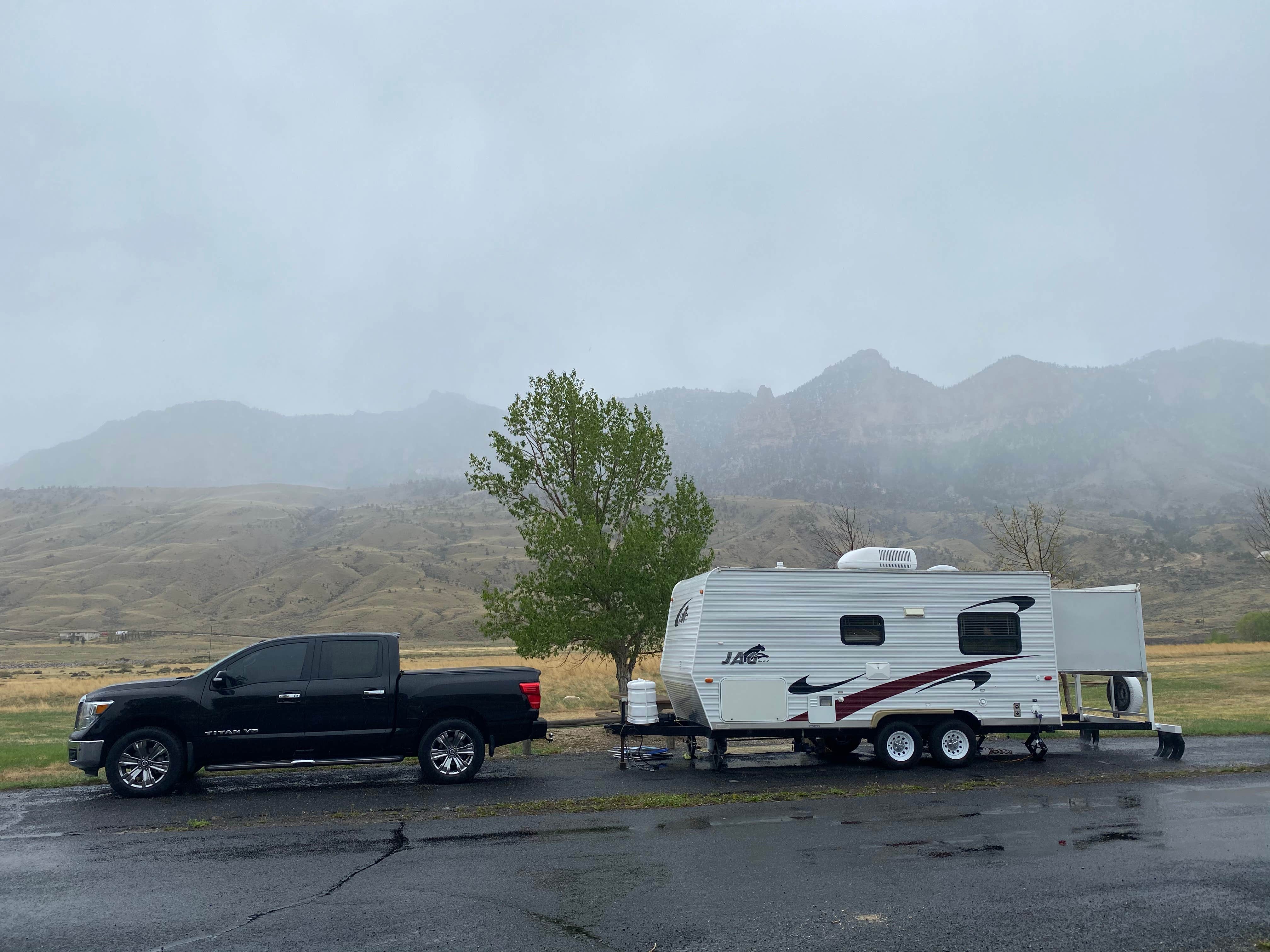 Guinness M.'s photo of rv camping at North Fork Campground — Buffalo Bill State Park near Powell, WY