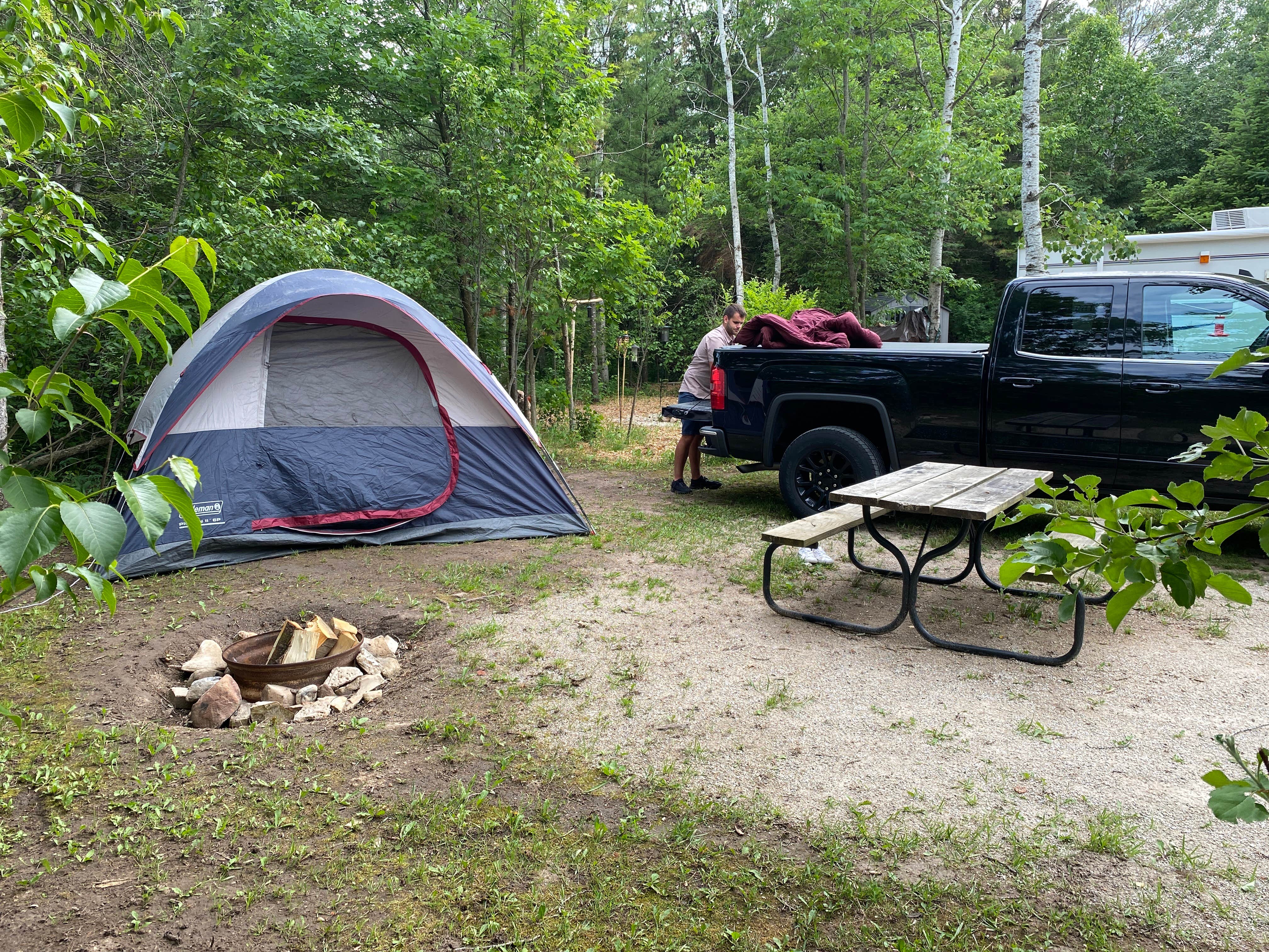 Camper-submitted photo at Fish Creek Campground near Ellison Bay, WI
