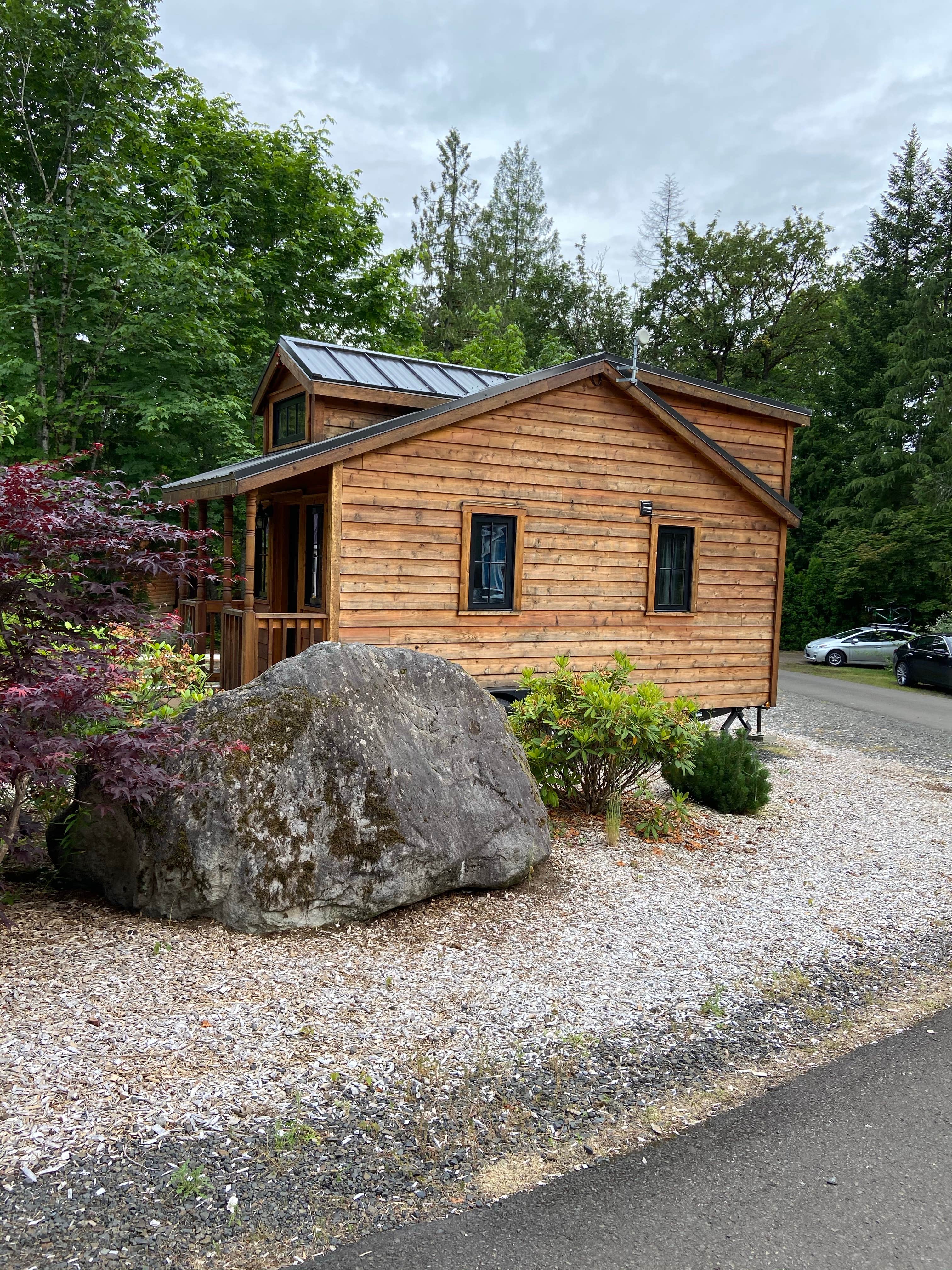 Vivi W.'s photo of a cabin at Mt Hood Village Resort near Gates, OR