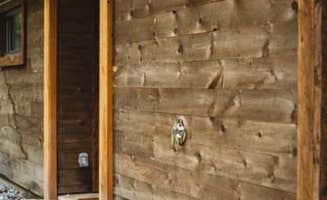 Josh L.'s photo of glamping accommodations at Cherryfield Creek Luxury Group Camping near Flat Rock, NC