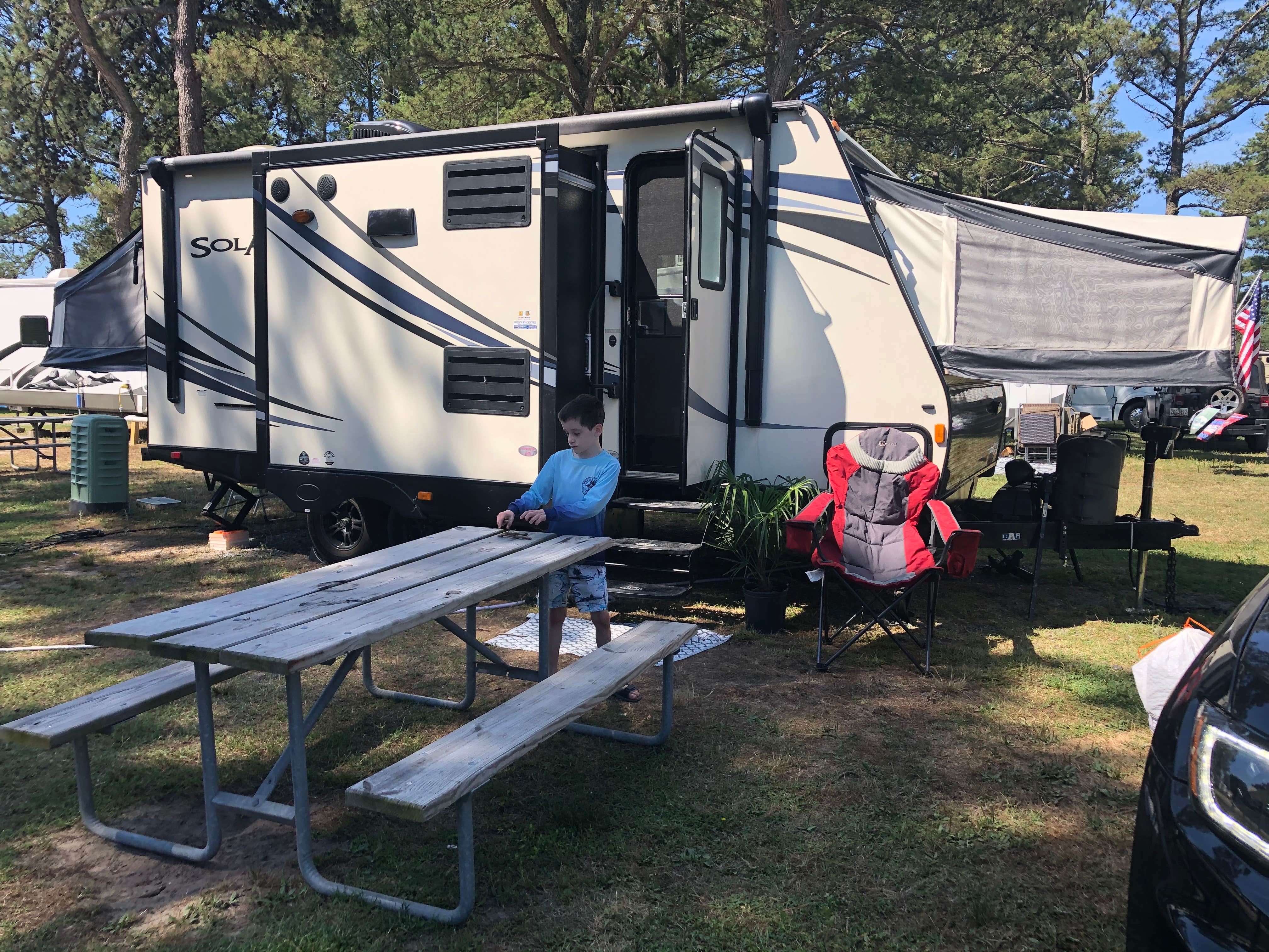 Amy J.'s photo of rv camping at Jellystone Park™ Chincoteague Island near Chincoteague Island, VA