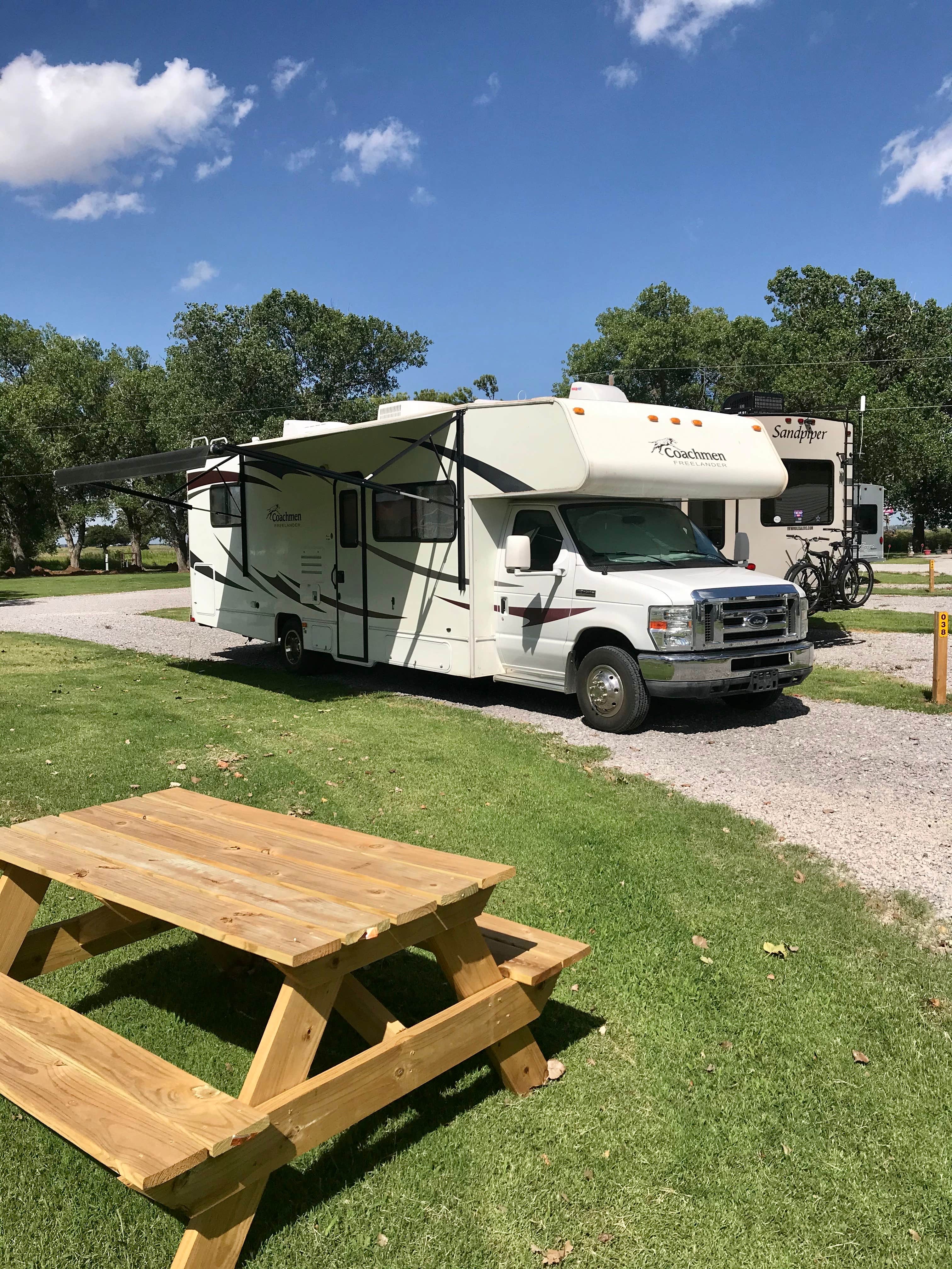 Kelly B.'s photo of rv camping at Burkburnett-Wichita Falls KOA near Wichita Falls, TX