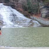 Review photo of Buttermilk Falls State Park Campground by Sara S., June 27, 2020