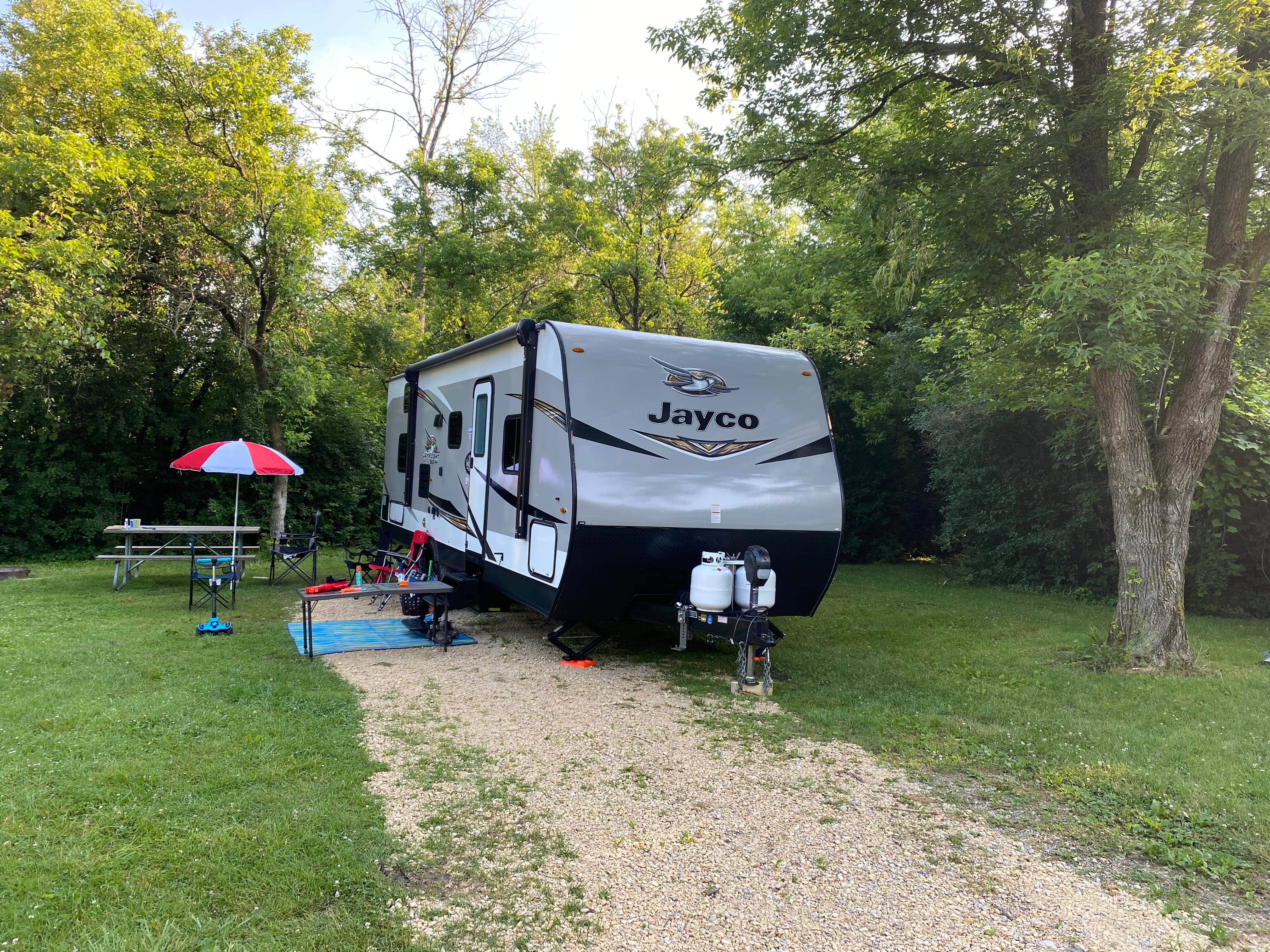 Rebekah S.'s photo at Rock Cut State Park - Staghorn Campground in Illinois