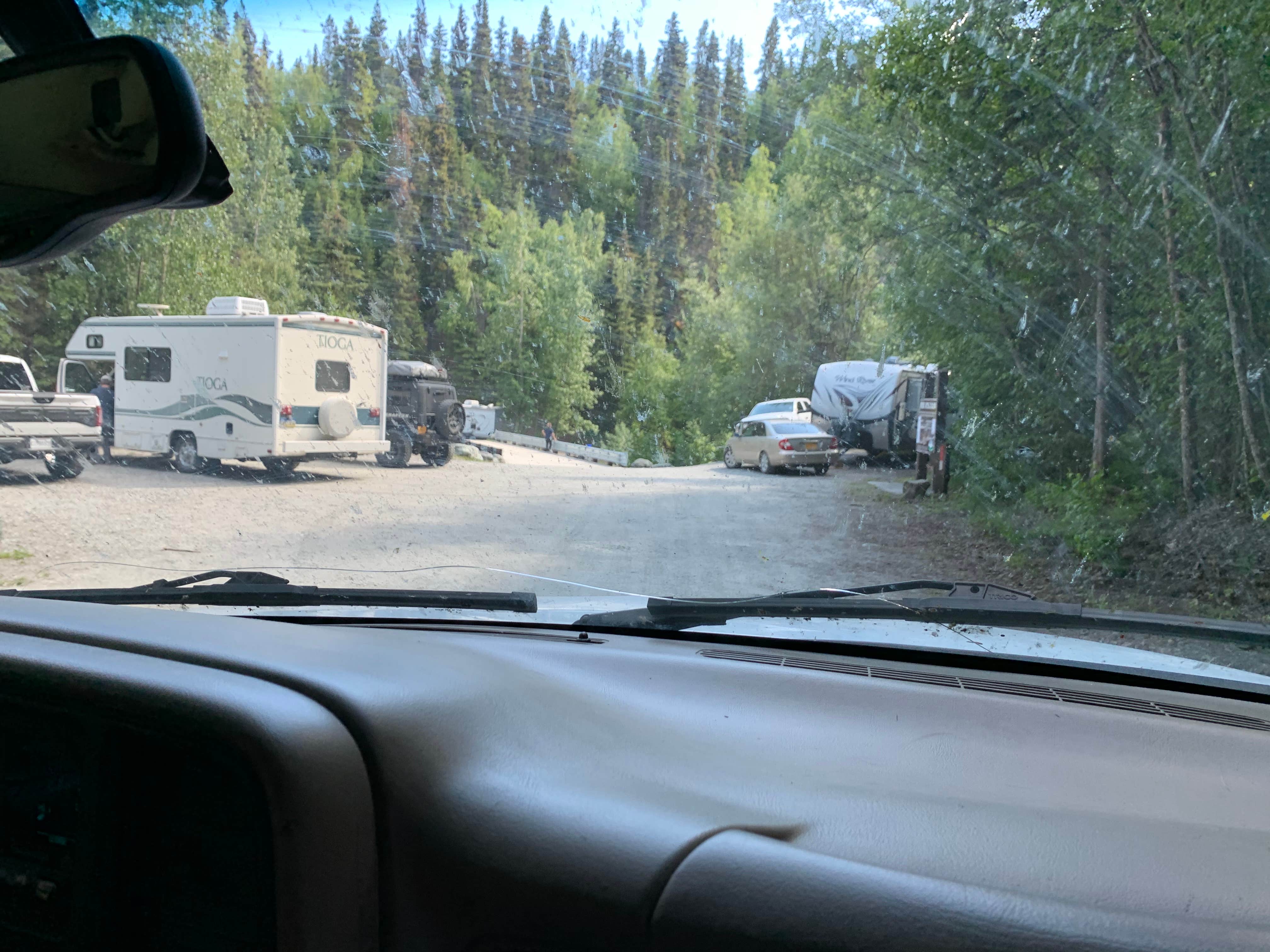 Tanya B.'s photo of rv camping at Liberty Falls State Recreation Site near Chitina, AK