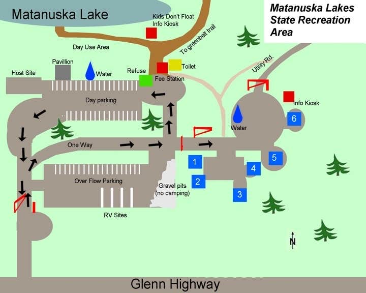 Camping near Kepler Bradley Lake: Kepler Lake Campground, Palmer, Alaska